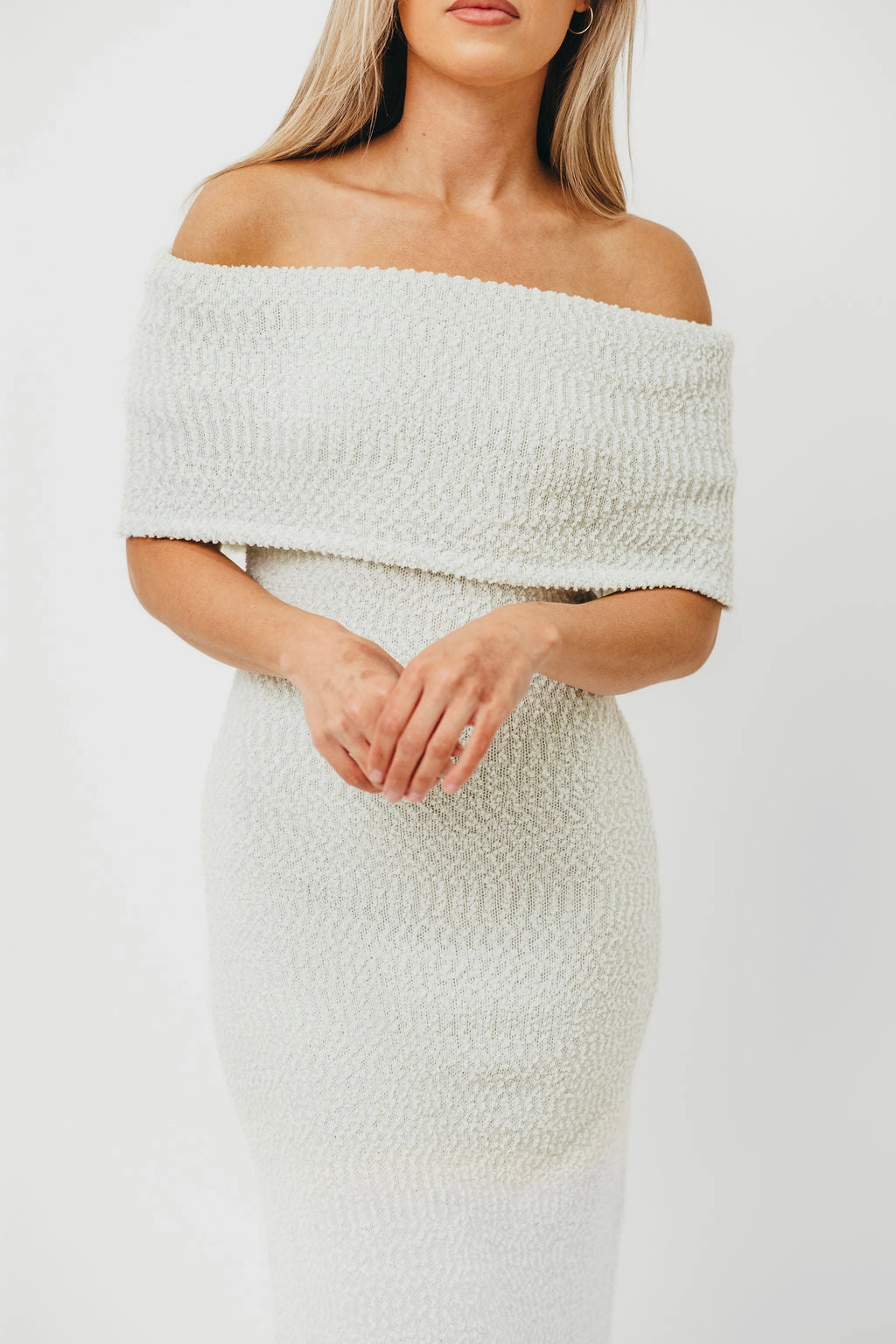 Brit Maxi Dress in Seafoam - Bump Friendly Night Style Layering Comfort