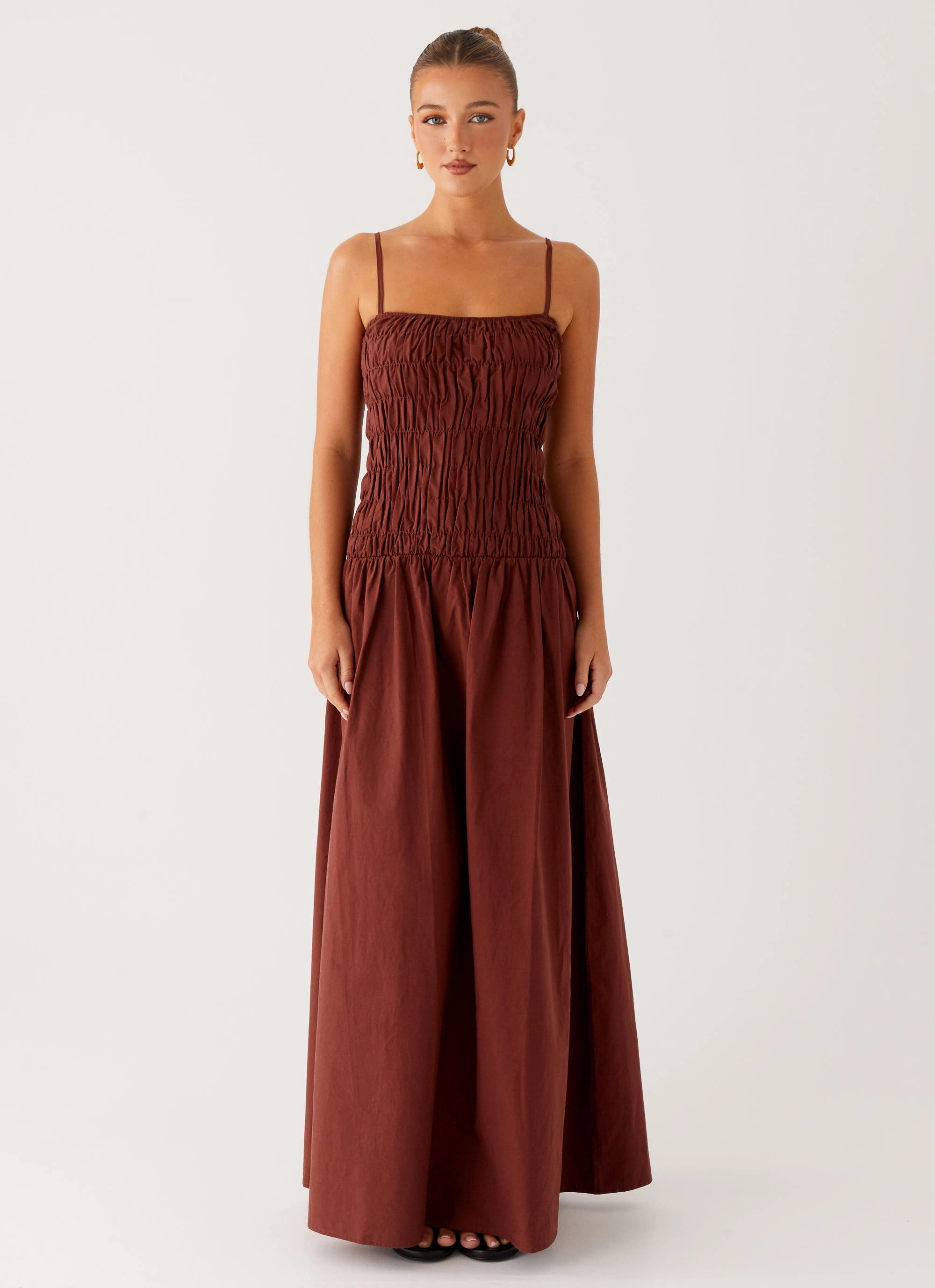 Brooke Maxi Dress - Chocolate Inner Smile