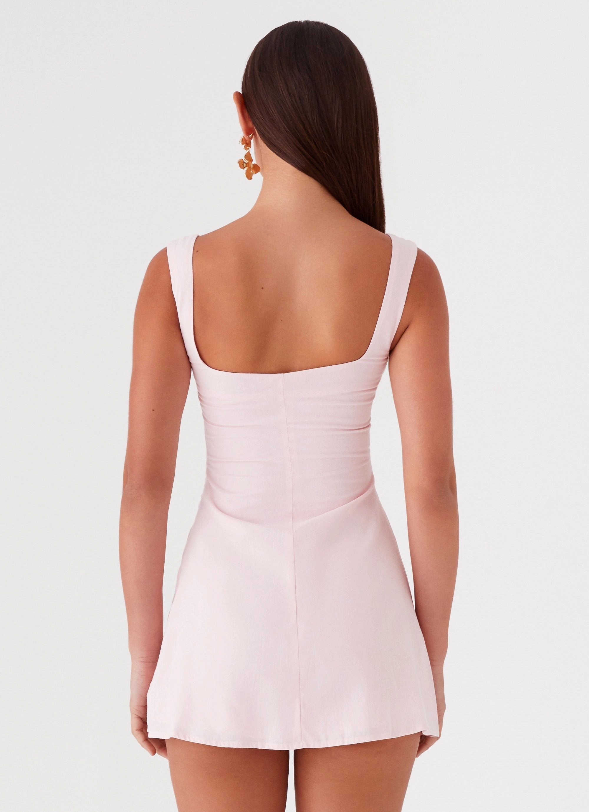 Classic Edge Work Ready Cadence Mini Dress - Baby Pink