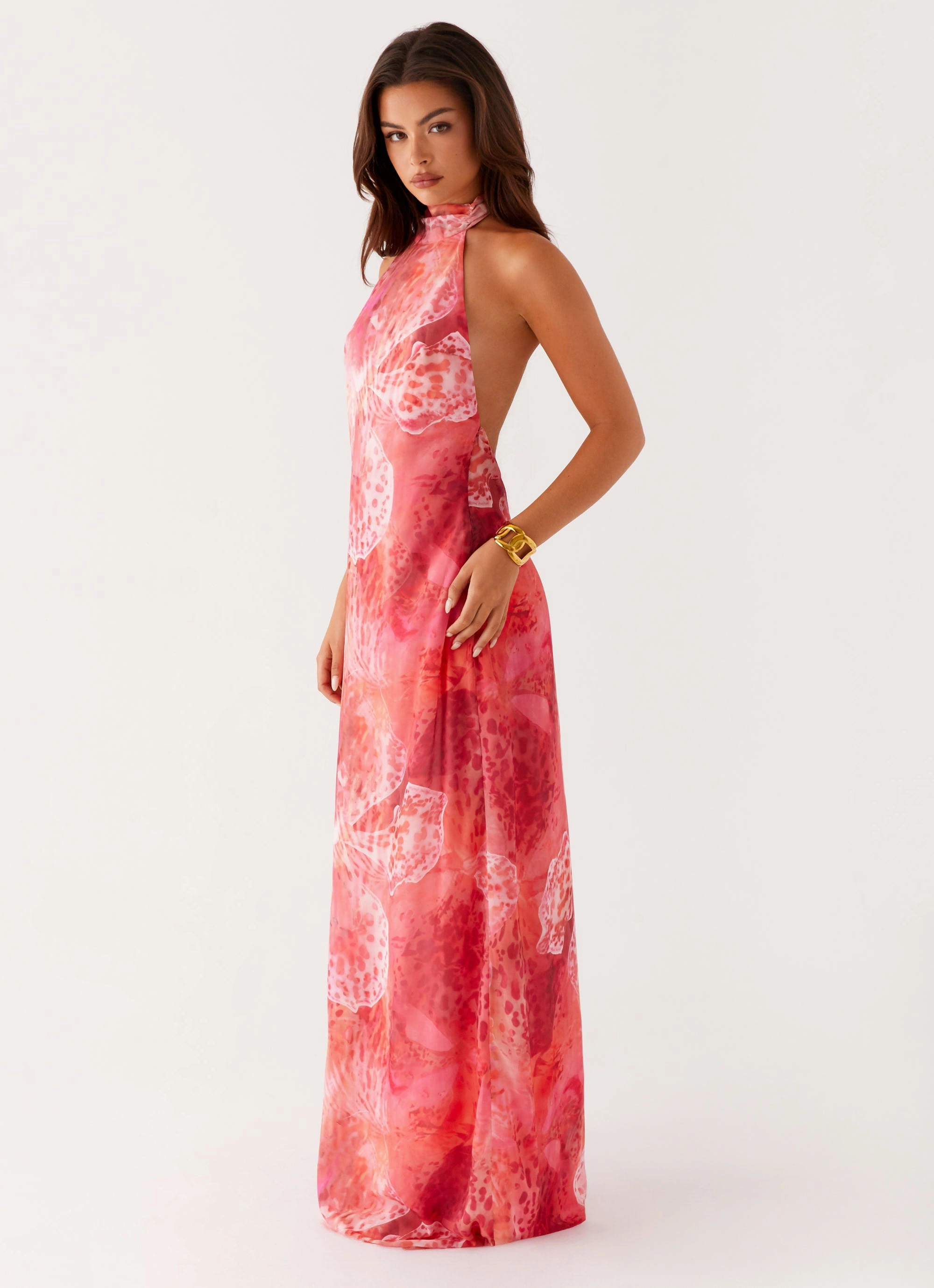 California Maxi Dress - Flamingo Fling Easy Fit Pure Look