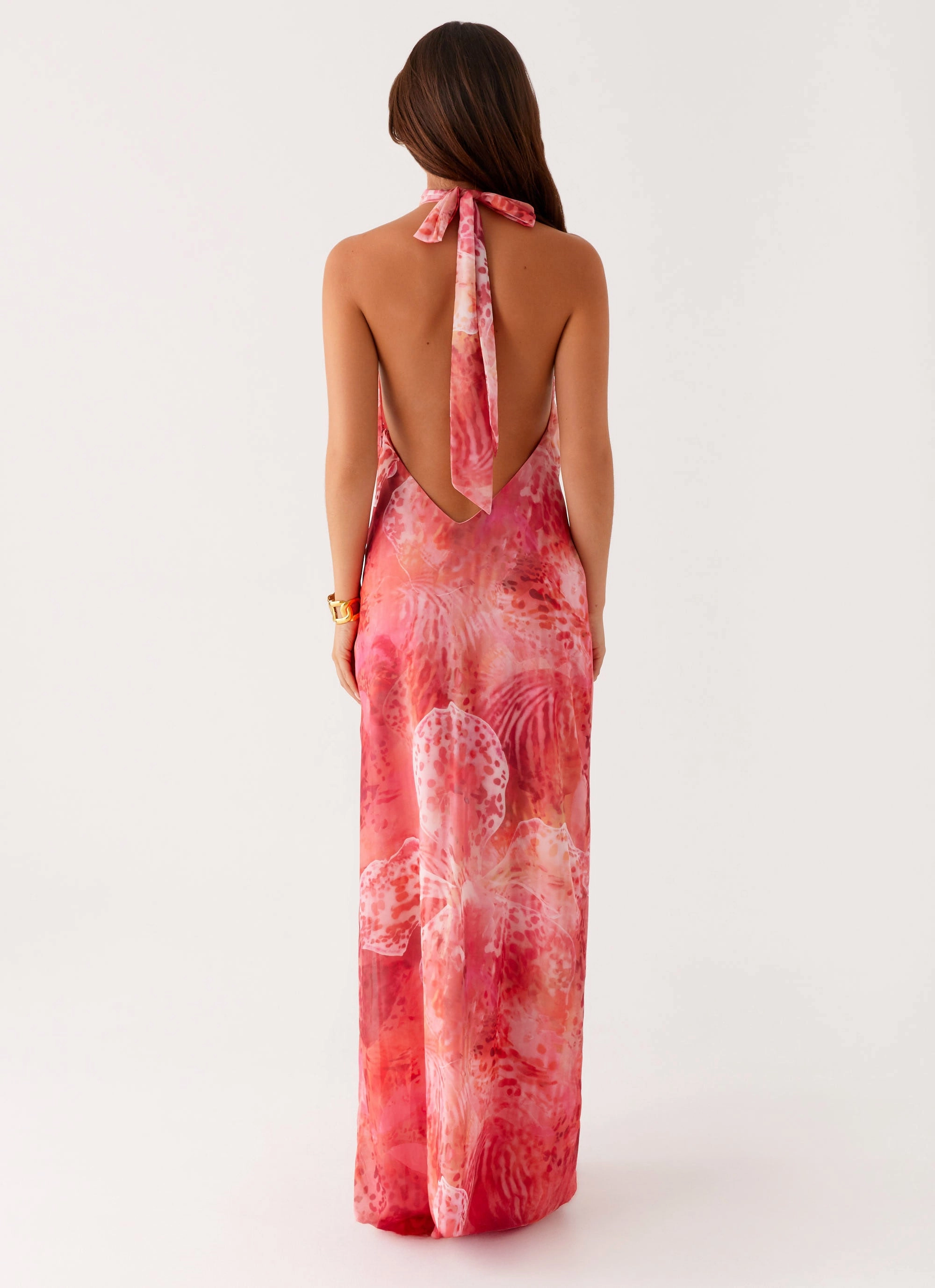 Handmade California Maxi Dress - Flamingo Fling