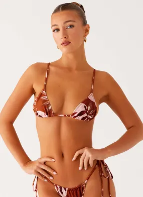 Calista Bikini Top - Cinnamon Palm Beach Ready Swim