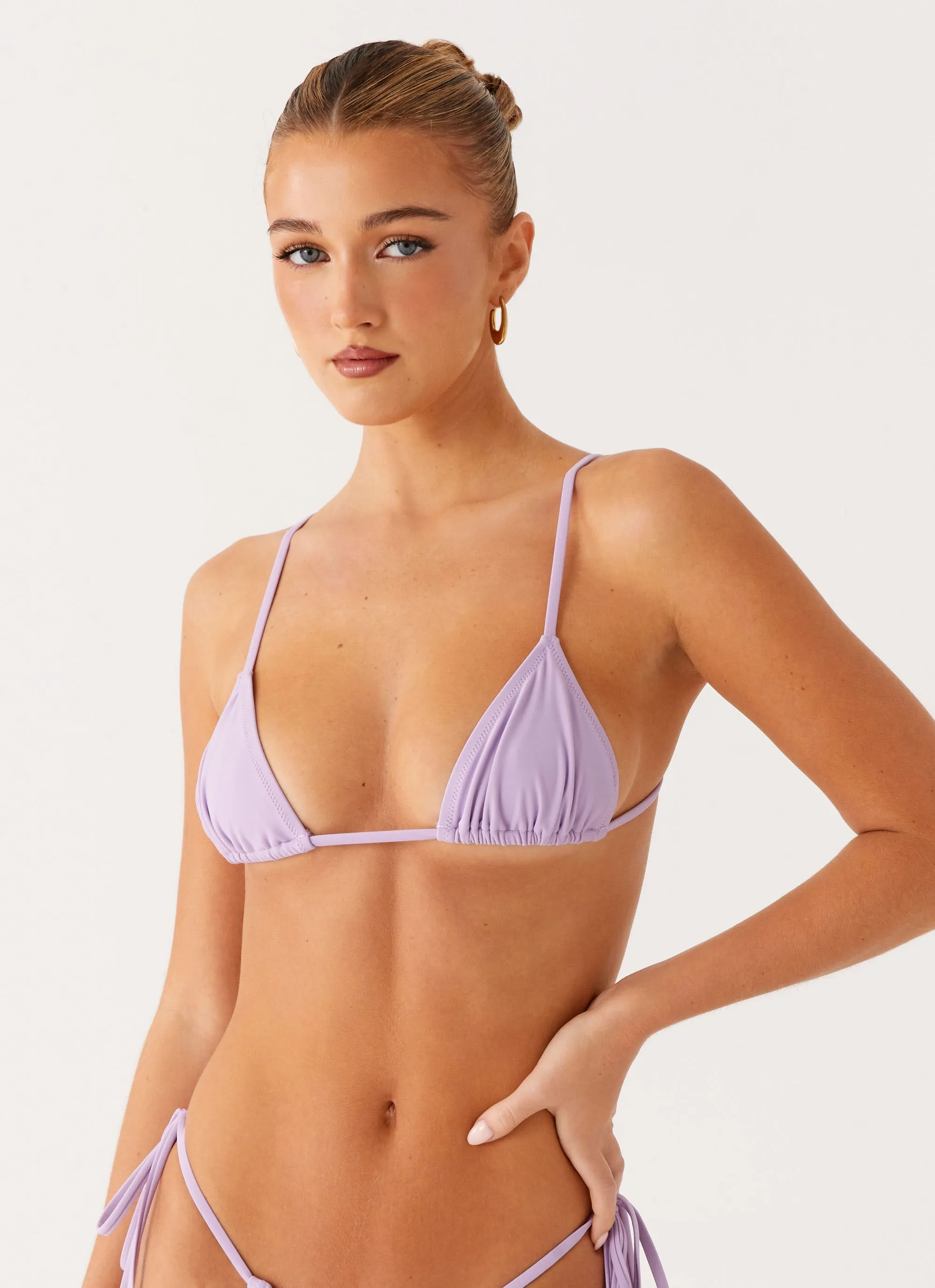 Dynamic Tension Control Seaside Style Calista Bikini Top - Lavender