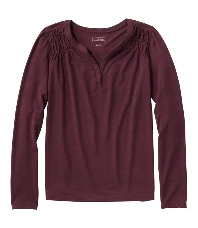 Fashion Comfort Cozy Clothing Style Camden Hills Tee Long Sleeve Women's Regular