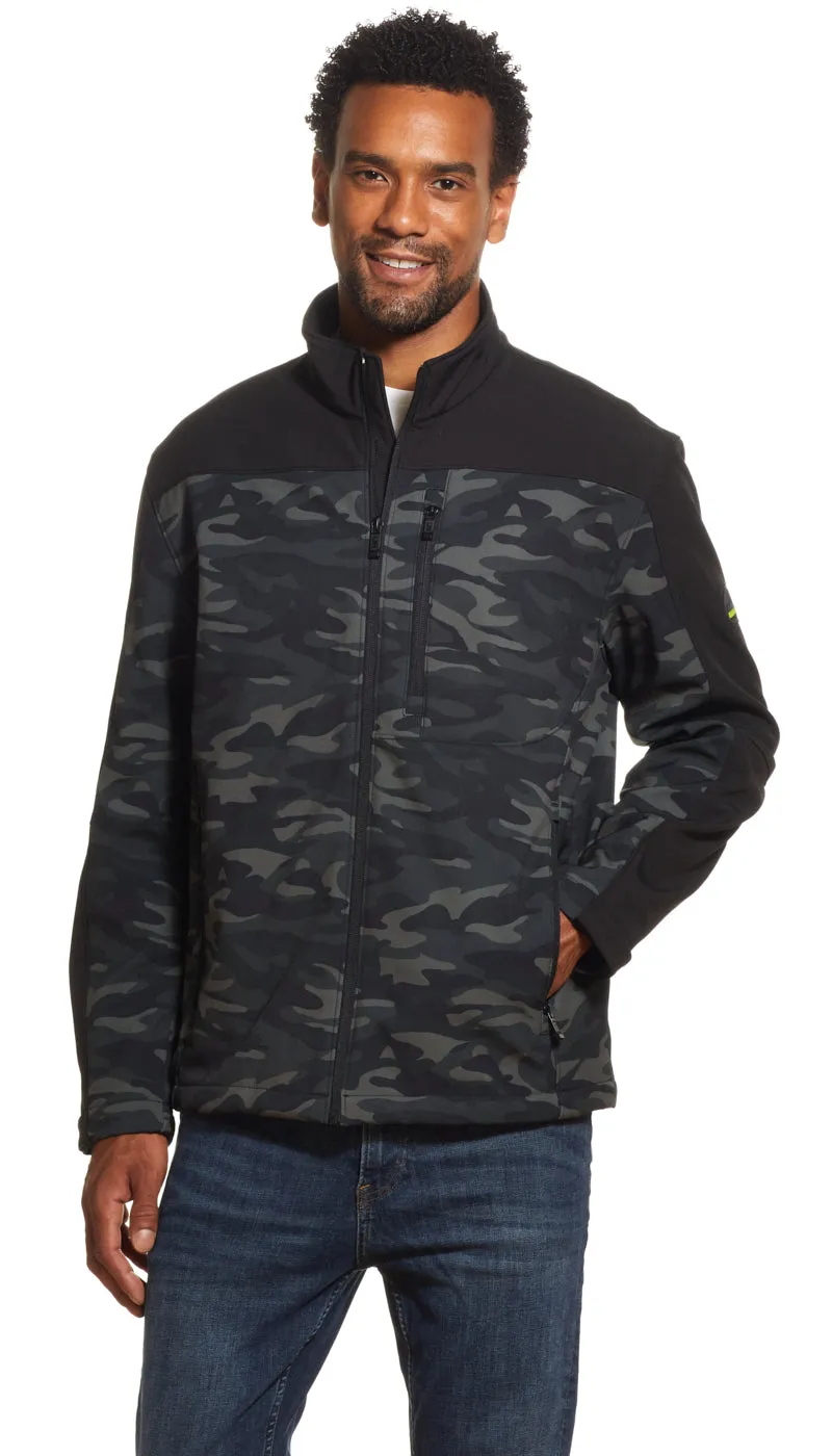 Visa Padded collar CAMOUFLAGE / COMBO SOFTSHELL JACKET