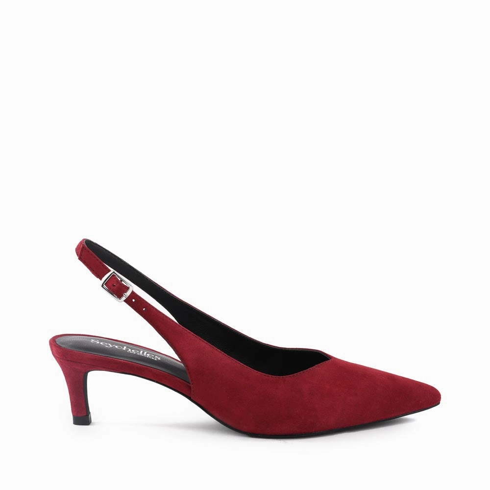 Night Style Candlelight Heel - Burgundy