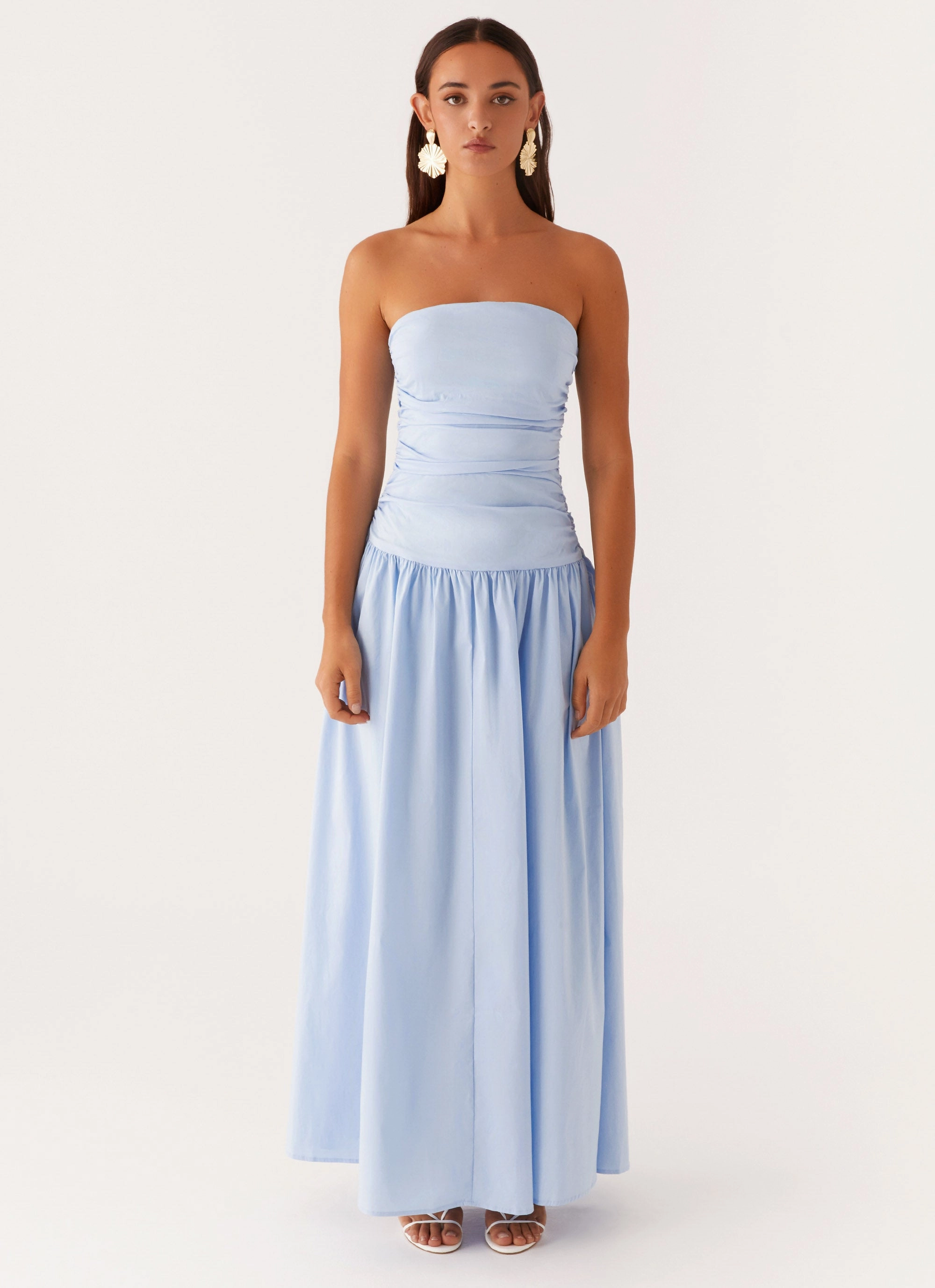 Carmel Maxi Dress - Blue Comfortable Design Wear Special-Occasion