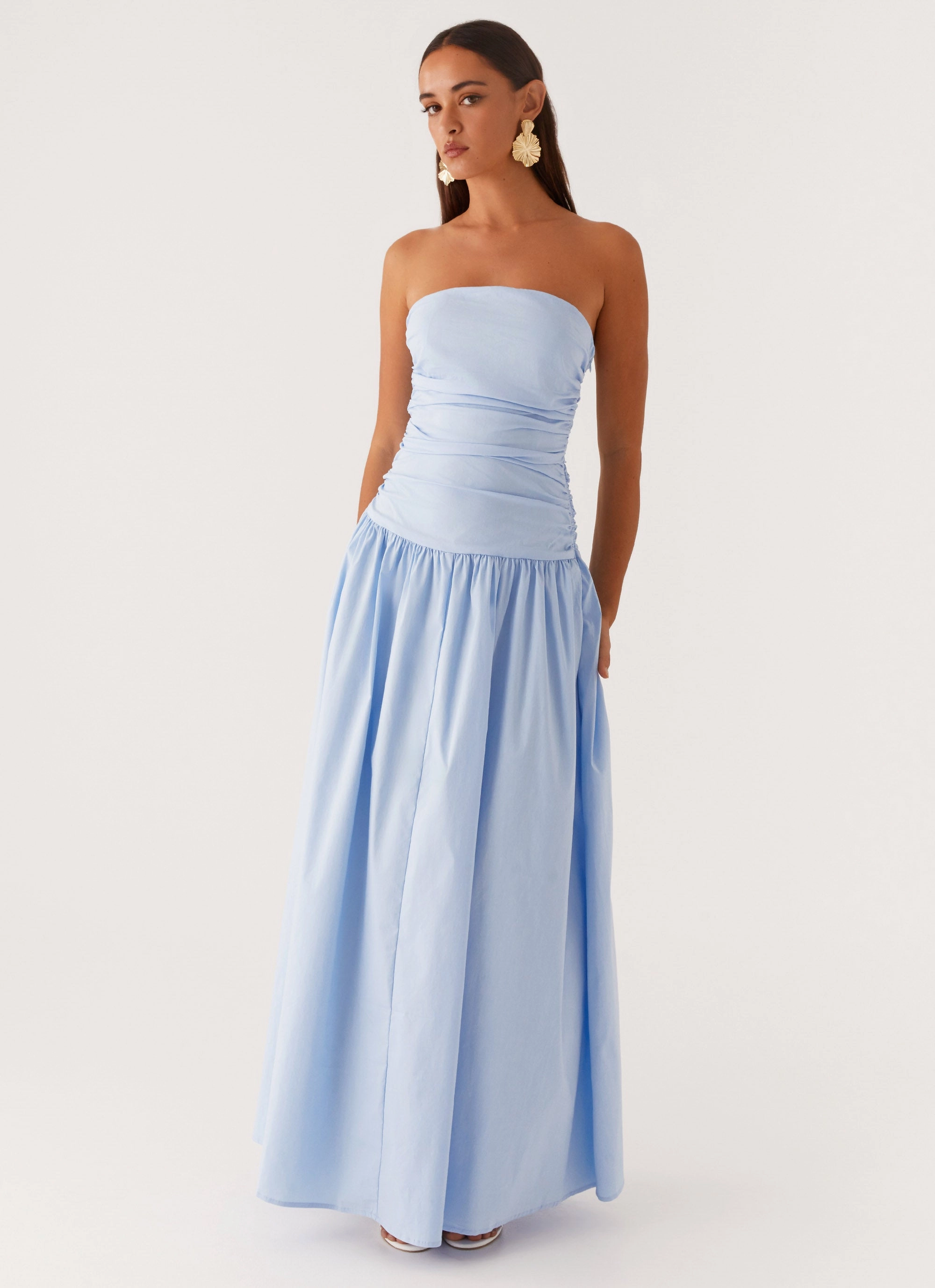 Carmel Maxi Dress - Blue Pure Lines Flexible Fit