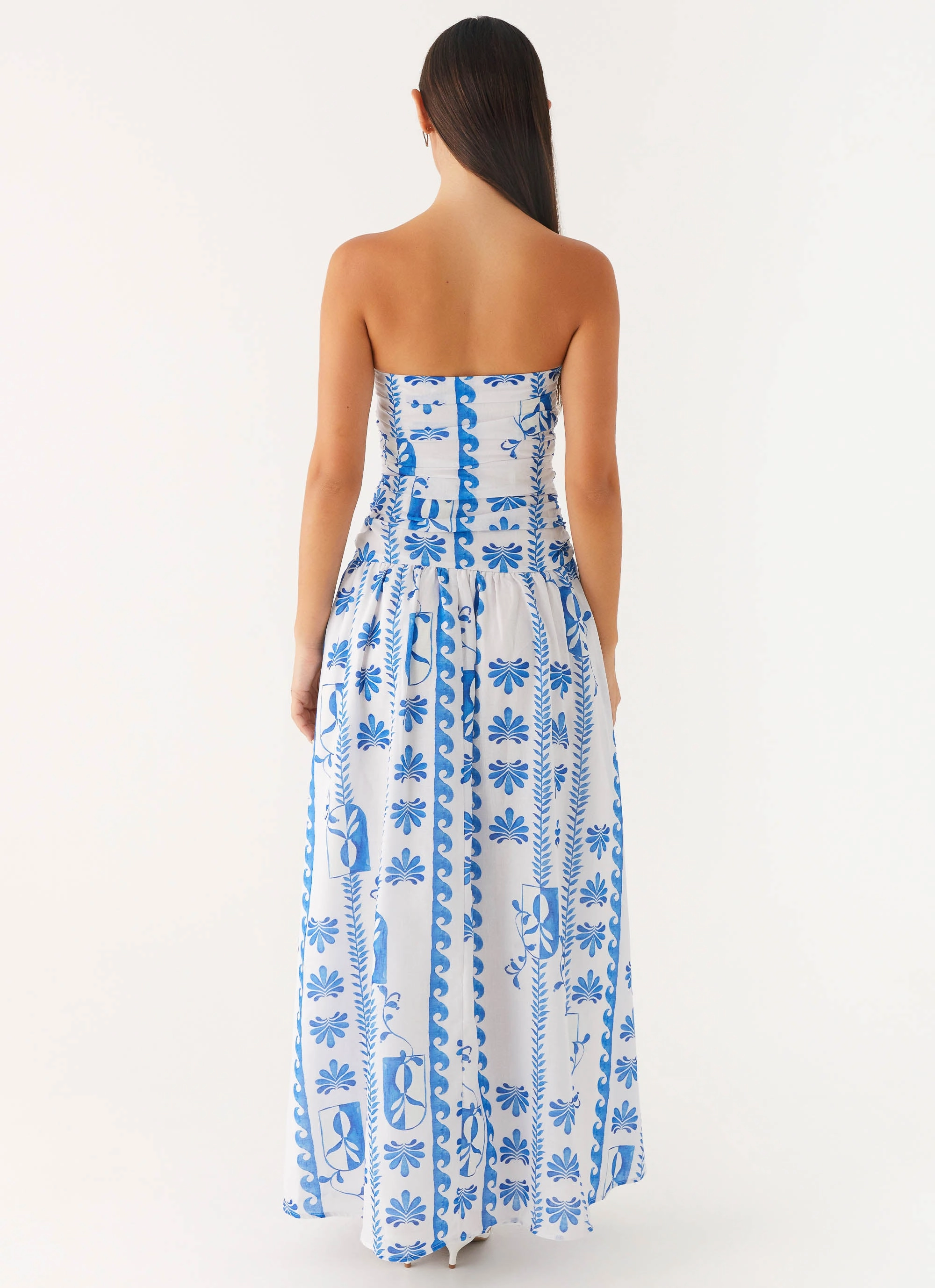 Carmel Maxi Dress - Floral Wave Beauty Zone