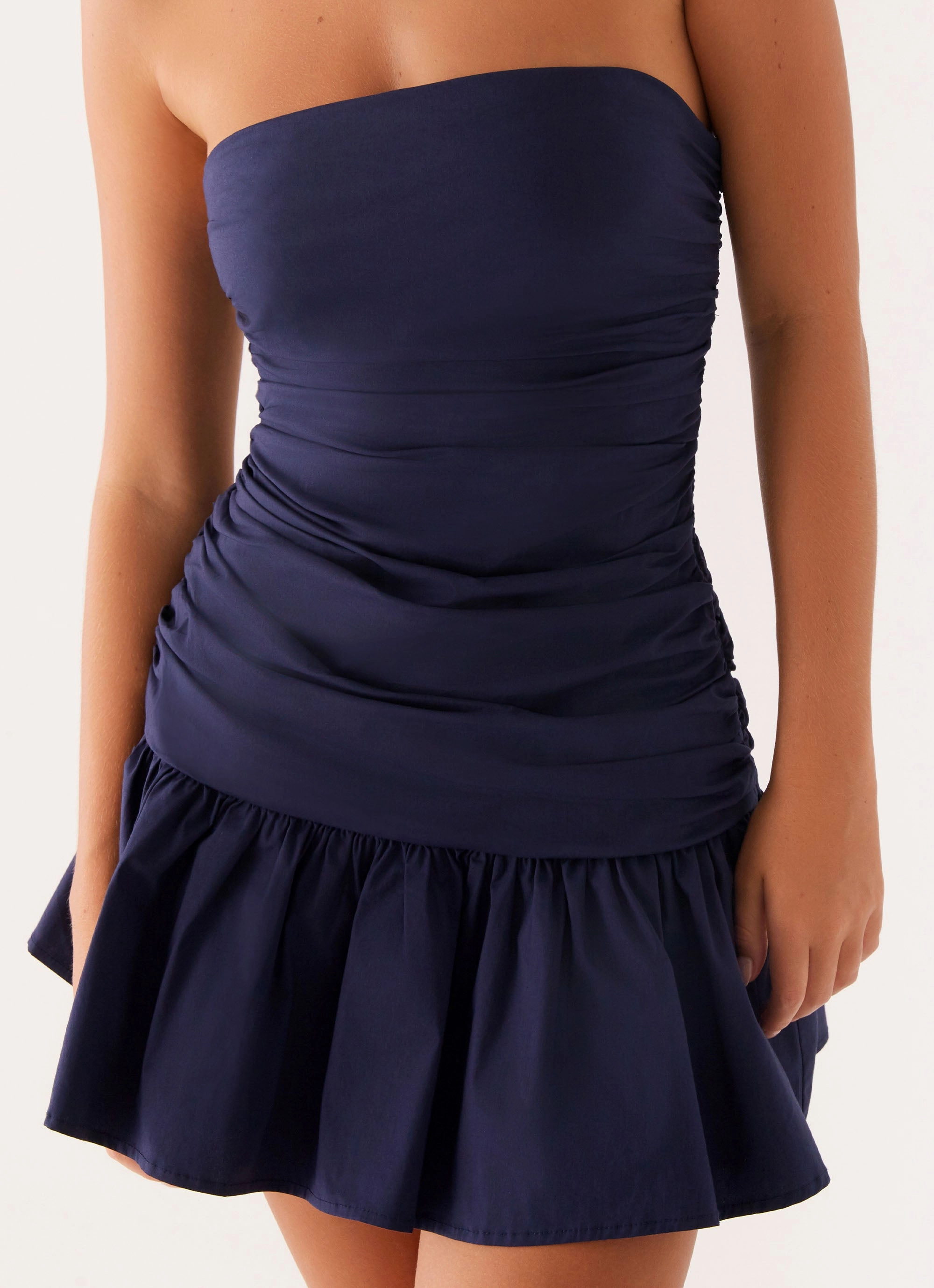 Daily Silhouette Carmel Mini Dress - Navy