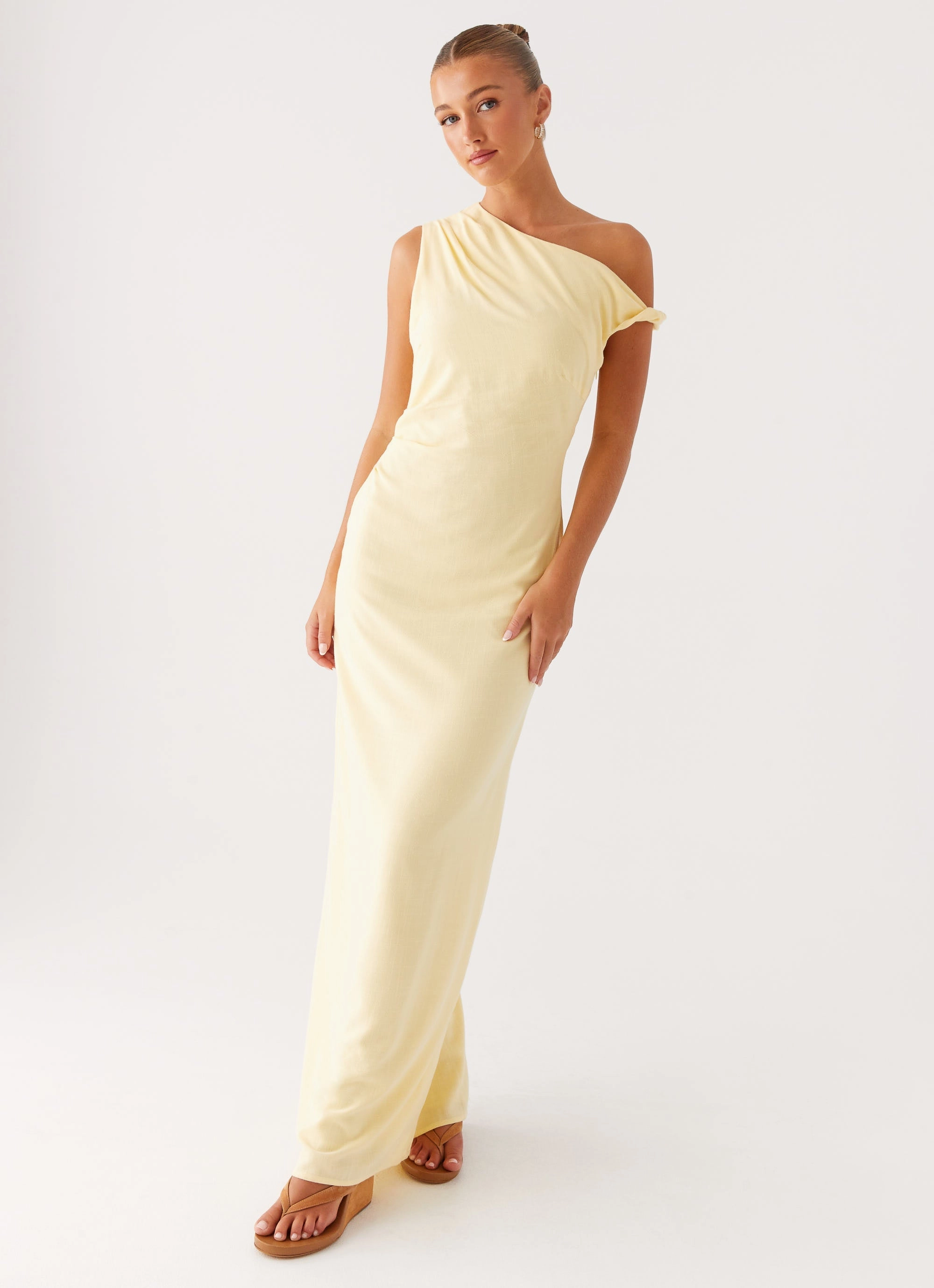 Mckenna Maxi Dress - Yellow Sun-Protective Noble Aura
