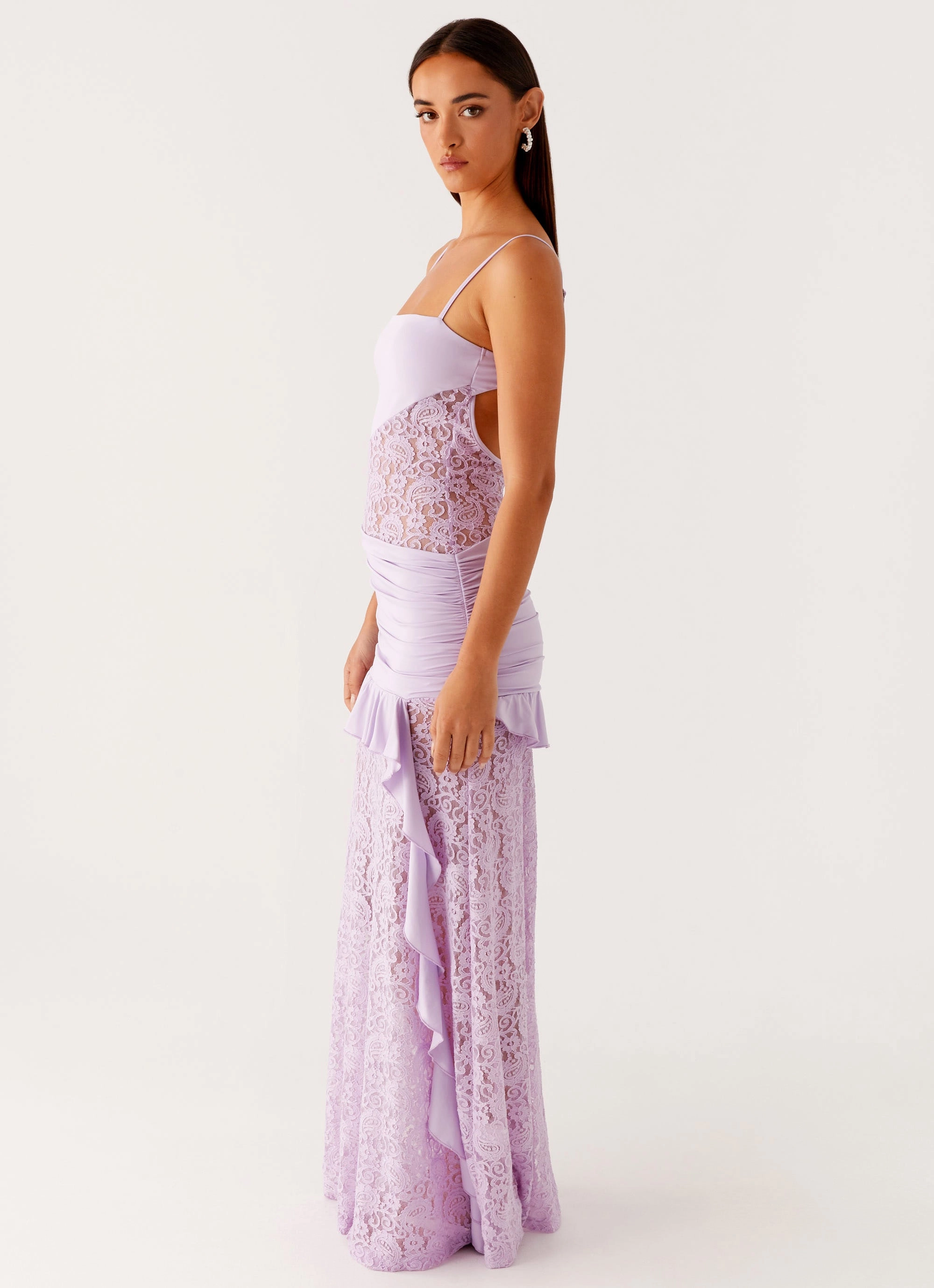 Timeless Wear Casual Must-Have New Romance Maxi Dress - Lilac