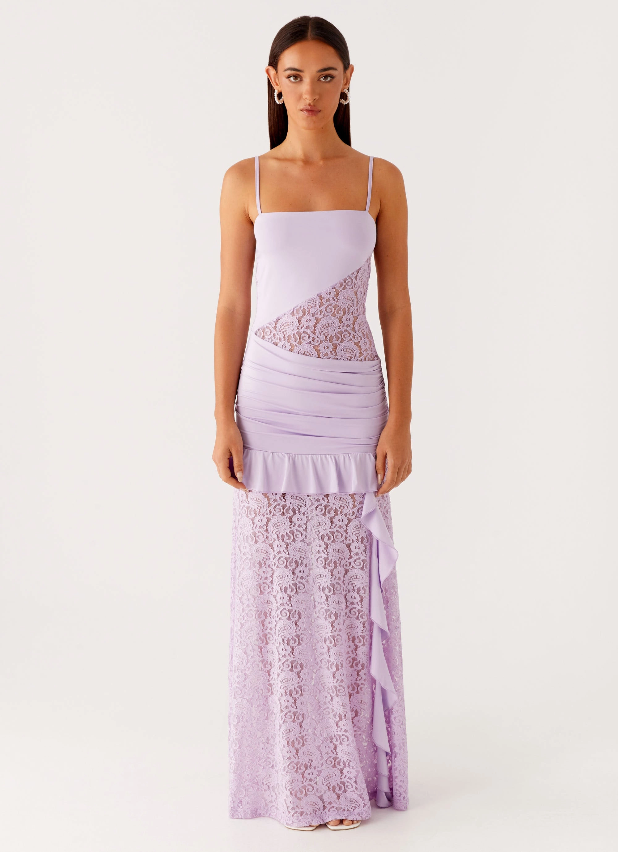 New Romance Maxi Dress - Lilac Playful and flirty dress Perfect Mood