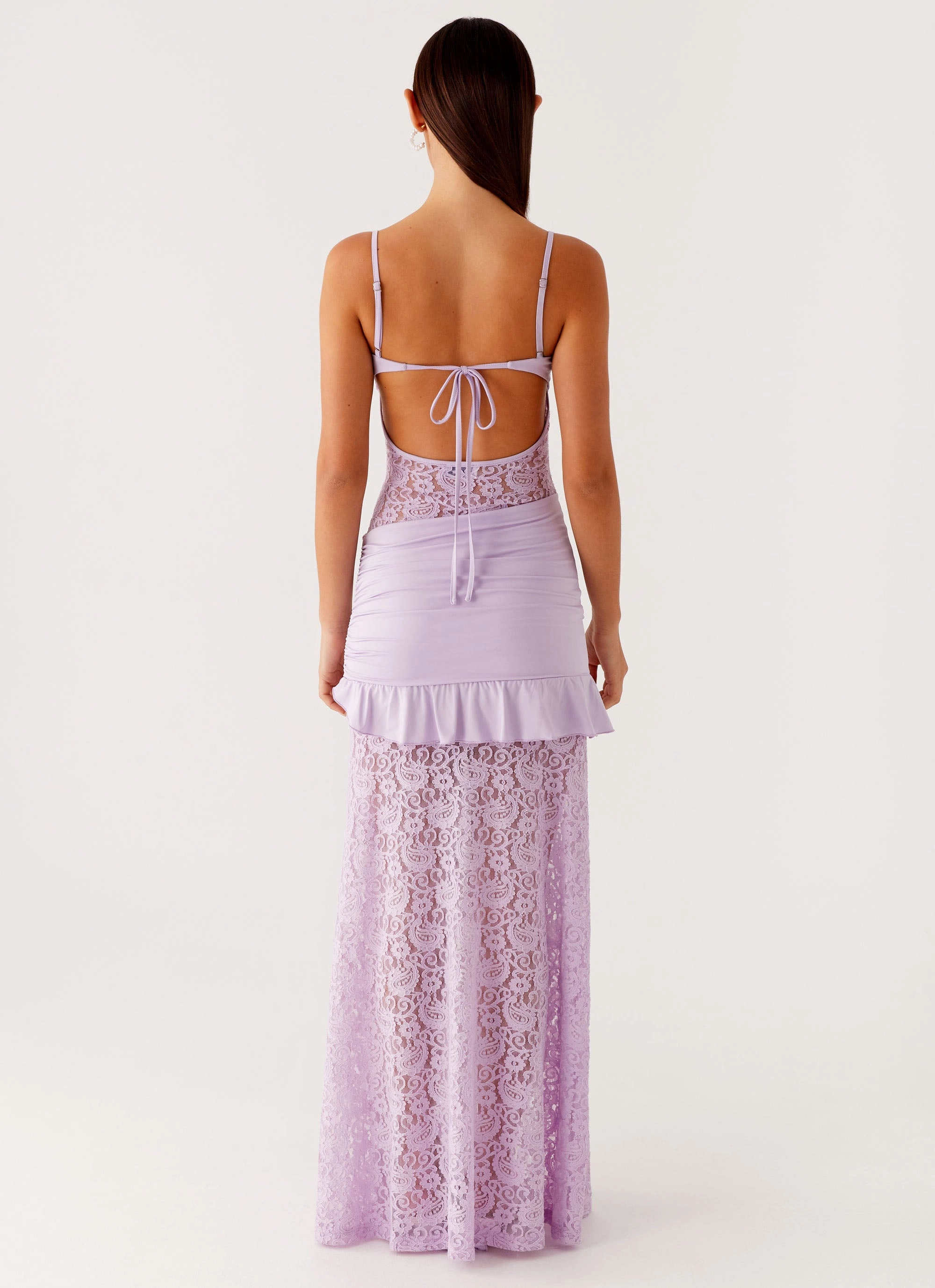 City Mood New Romance Maxi Dress - Lilac