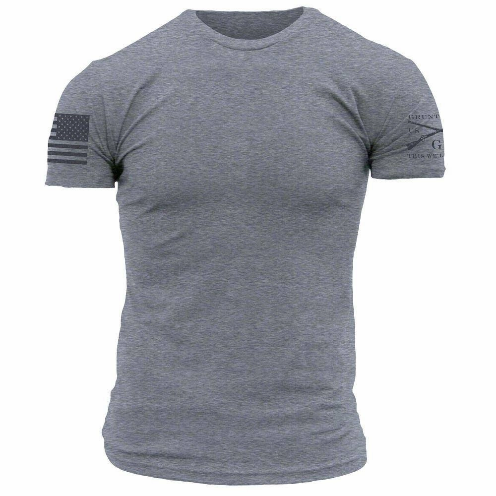Basic T-Shirt - Dark Heather Grey Athletic Comfort Wear