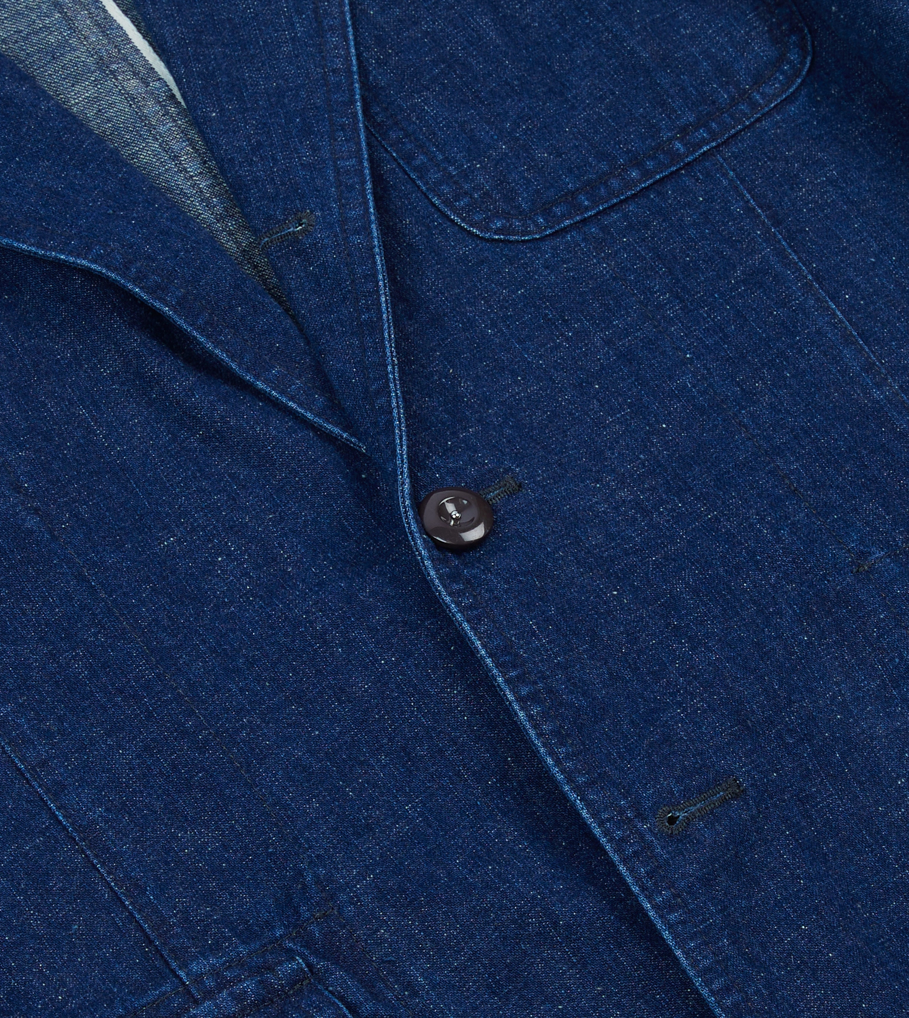 Indigo Cotton-Linen Games Blazer Mk. I Effortless Comfort