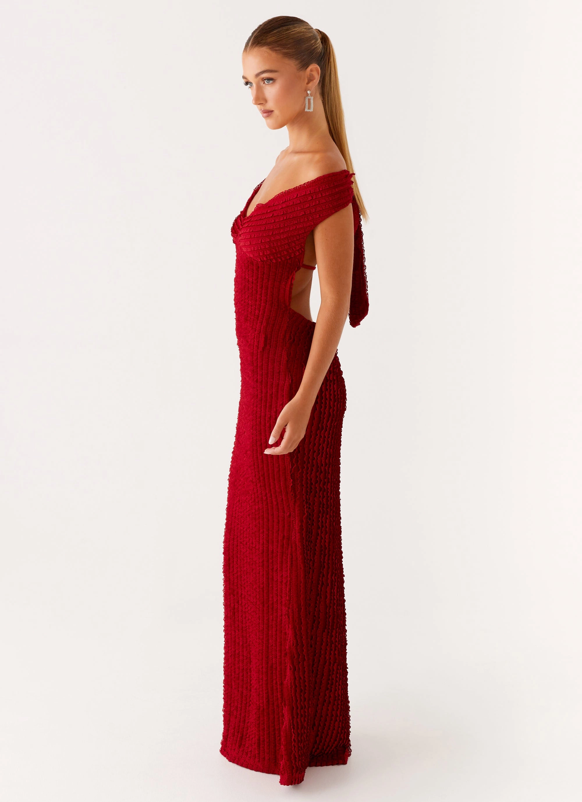 Chantelle Maxi Dress - Red Family Vibe