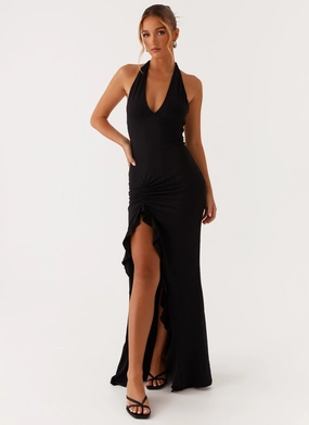 Practical-Style Charmed By You Maxi Dress - Black