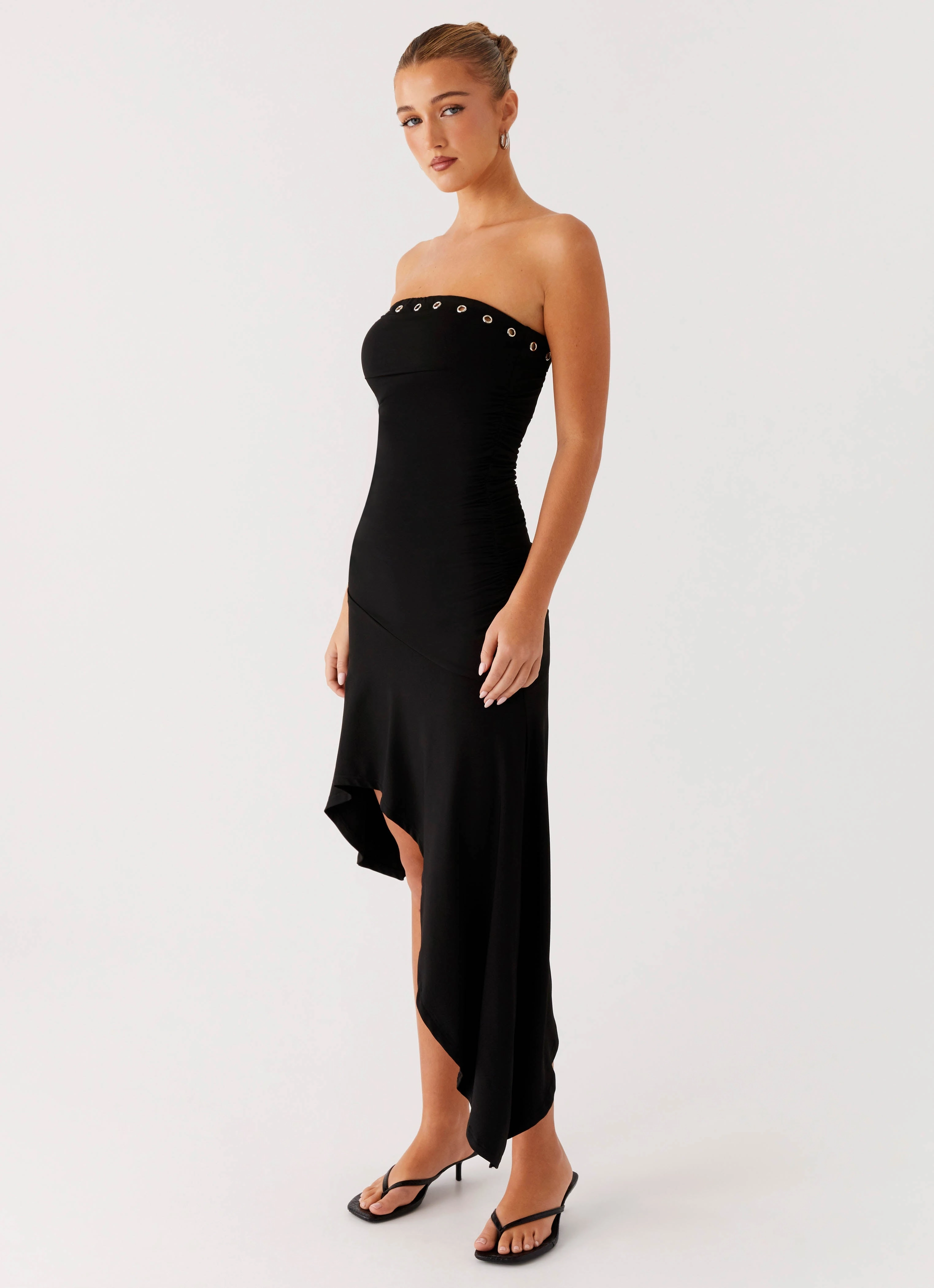 Unapologetic Midi Dress - Black Minimal Touch