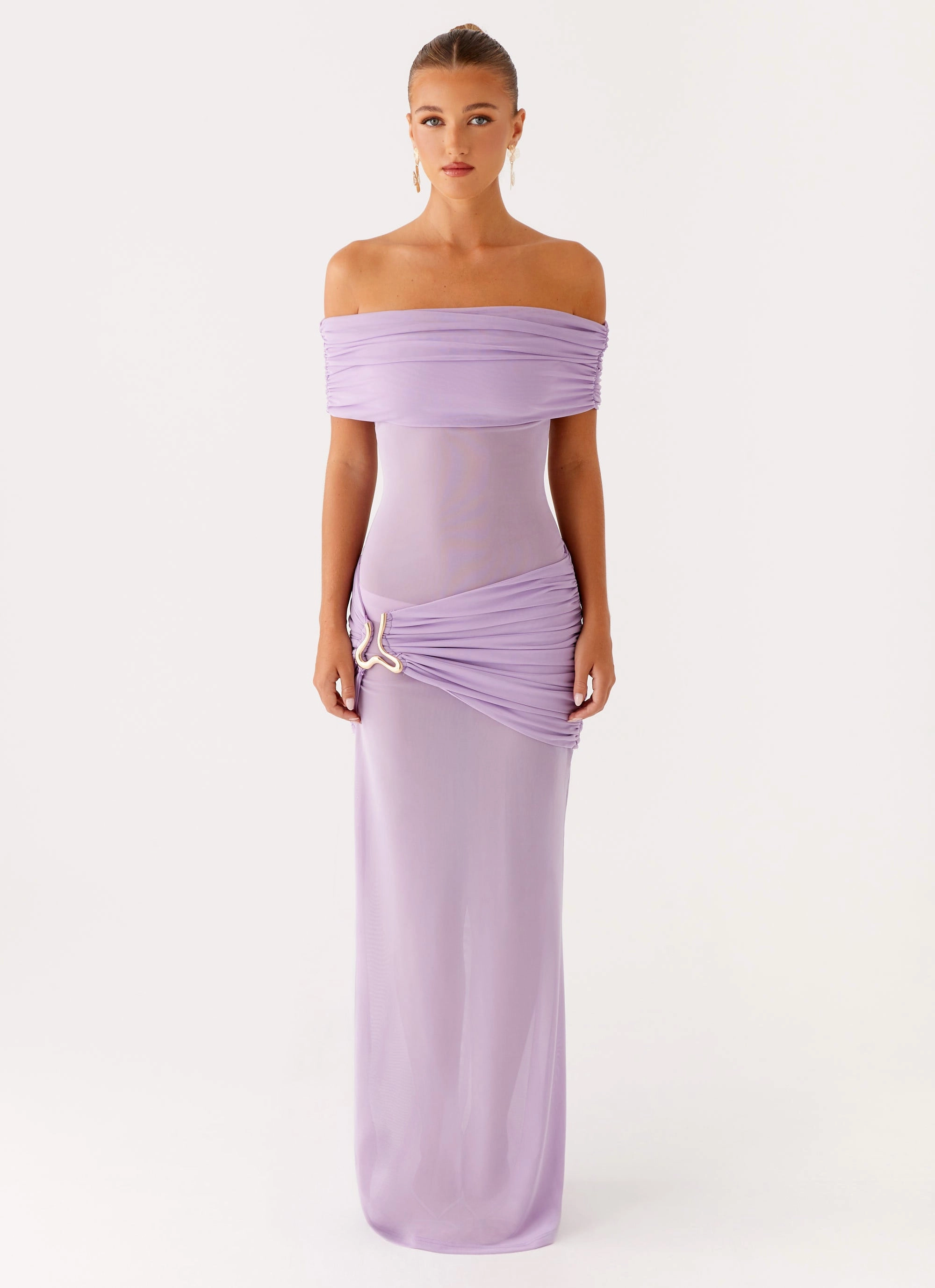 Trendy Comfort Dew Glow Benji Maxi Dress - Lilac