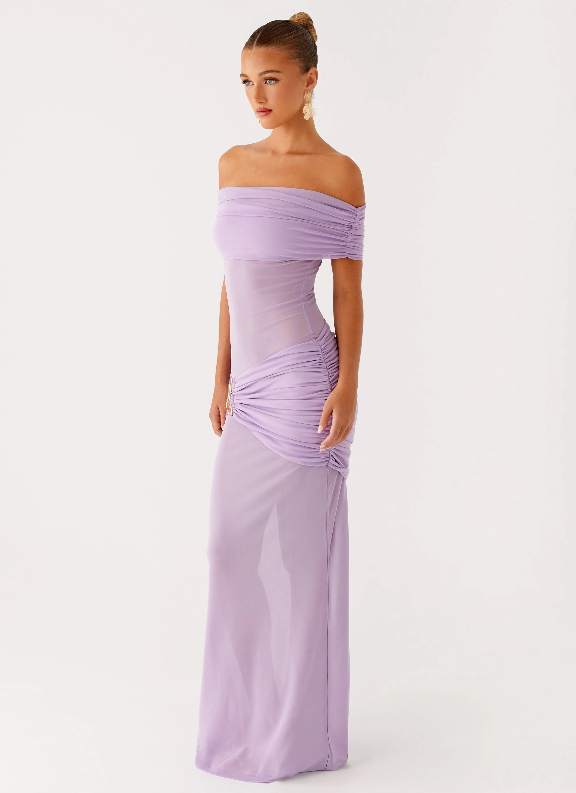 Benji Maxi Dress - Lilac Simple Chic Soft-Lining