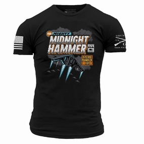 Flattering Shape Mighty Midnight Hammer T-Shirt - Black