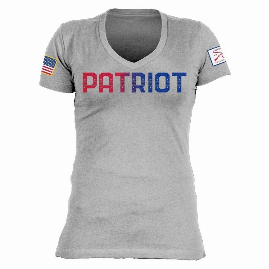 Women's Patriot V-Neck - Dark Heather Gray Comfort Flex Practical Design