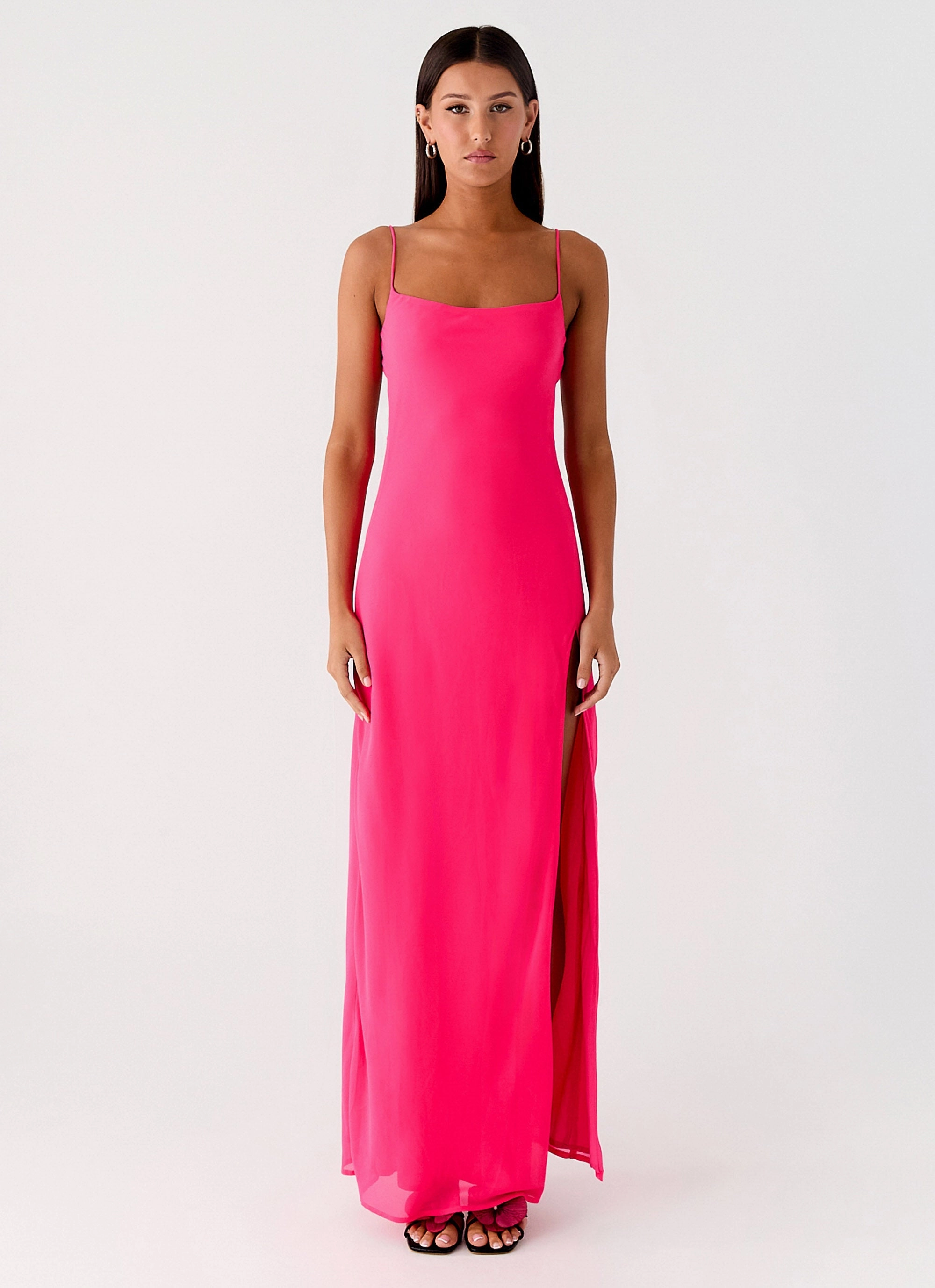 Alouette Maxi Dress - Fuchsia Refined Feel