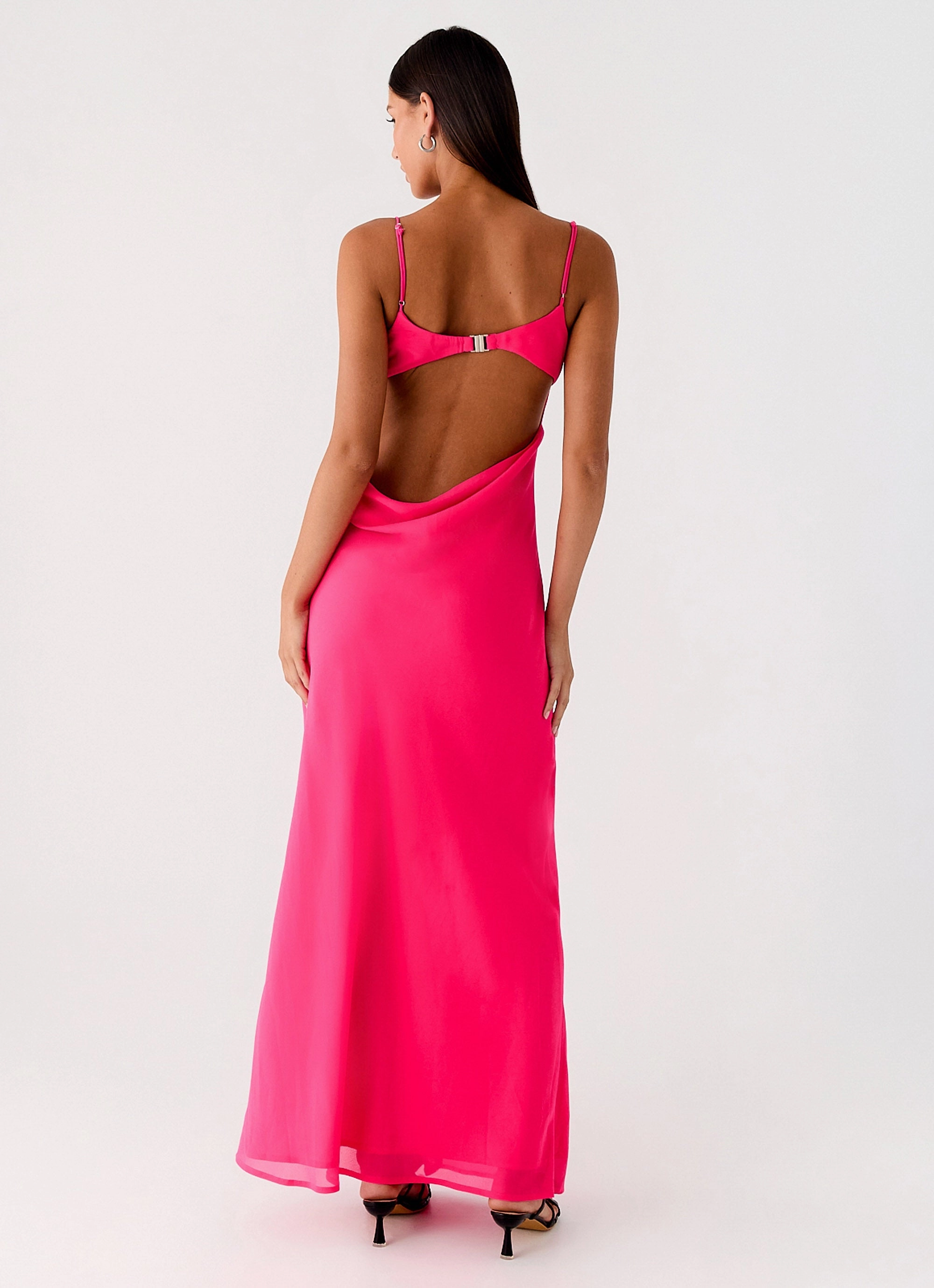 Breathable fabric Alouette Maxi Dress - Fuchsia