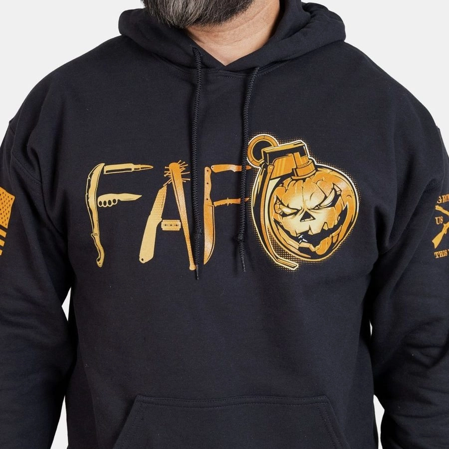 Fresh Vibe Layer Friendly Found Out Hoodie - Black