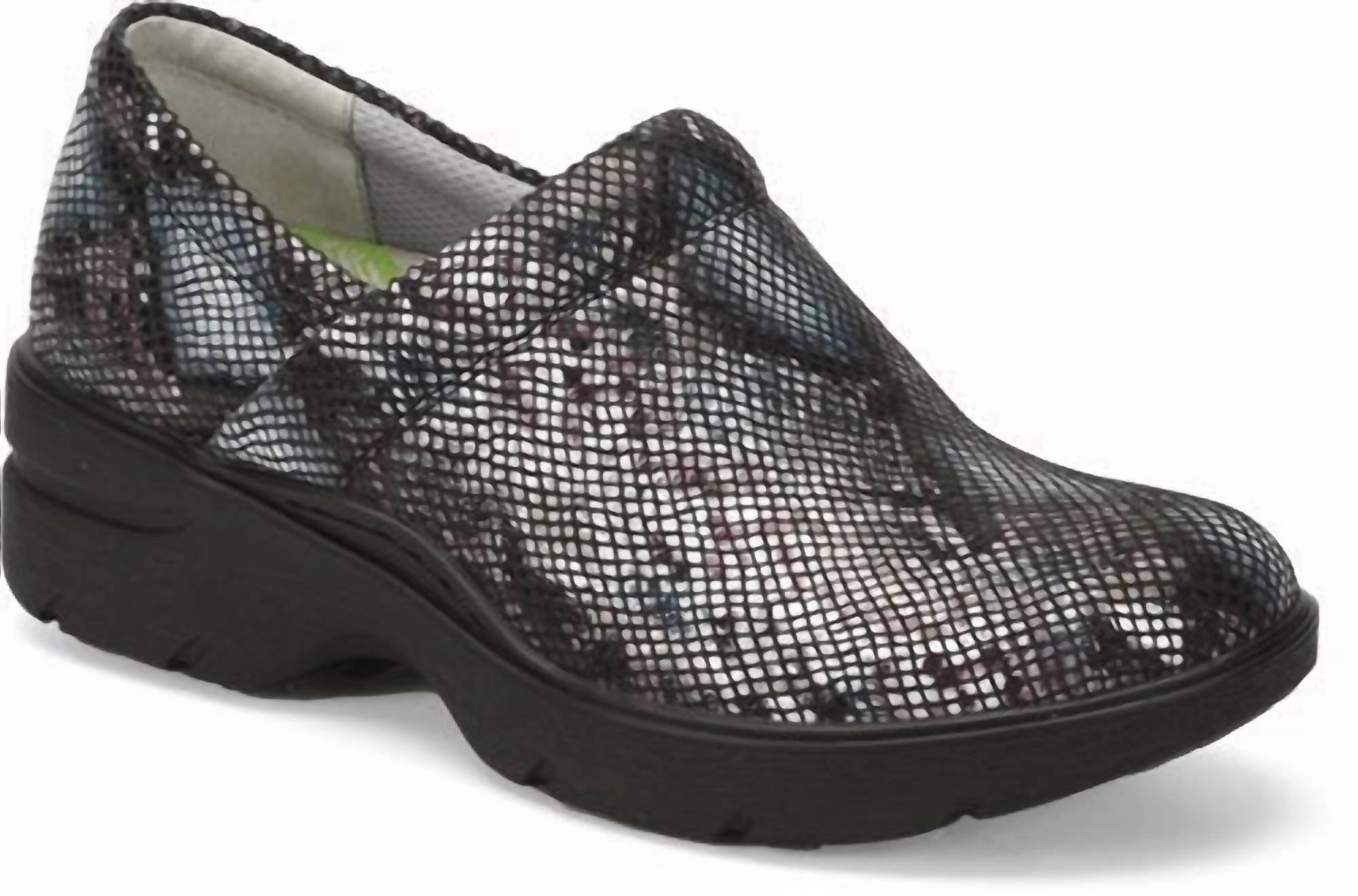 Travel Slip-On Align Indya In Indigo Snake (Animal Print)