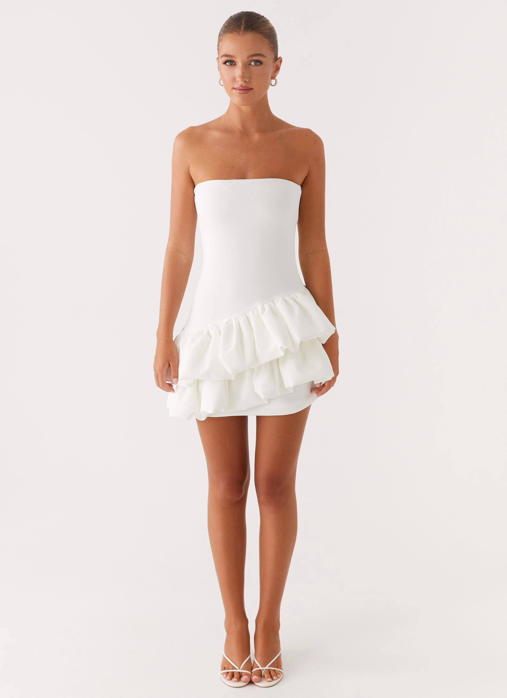 Perfect Layers Cool Motion Marie Mini Dress - White