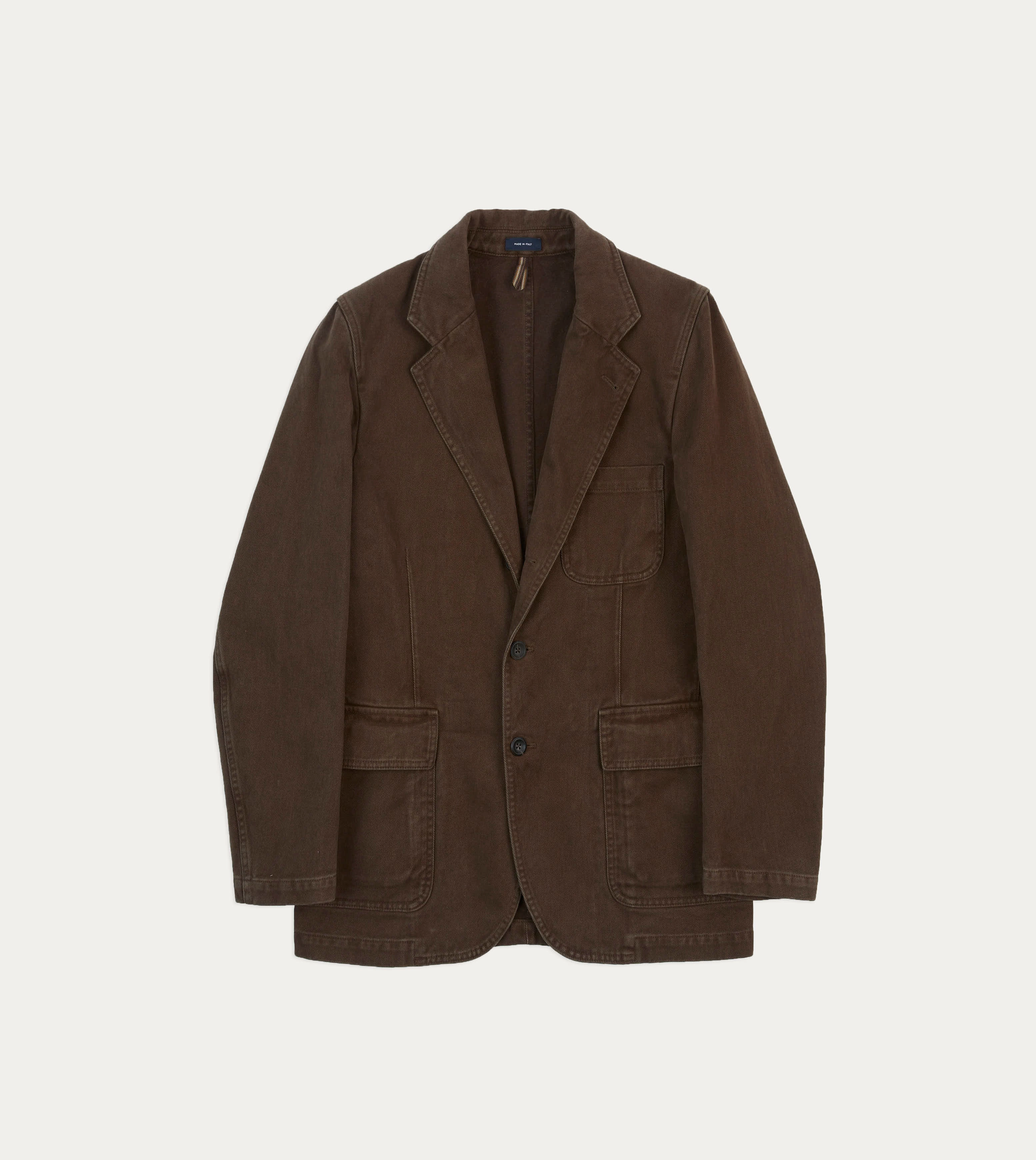 Cocoa Heavy Cotton Twill Games Blazer Mk. I Sophisticated Comfort