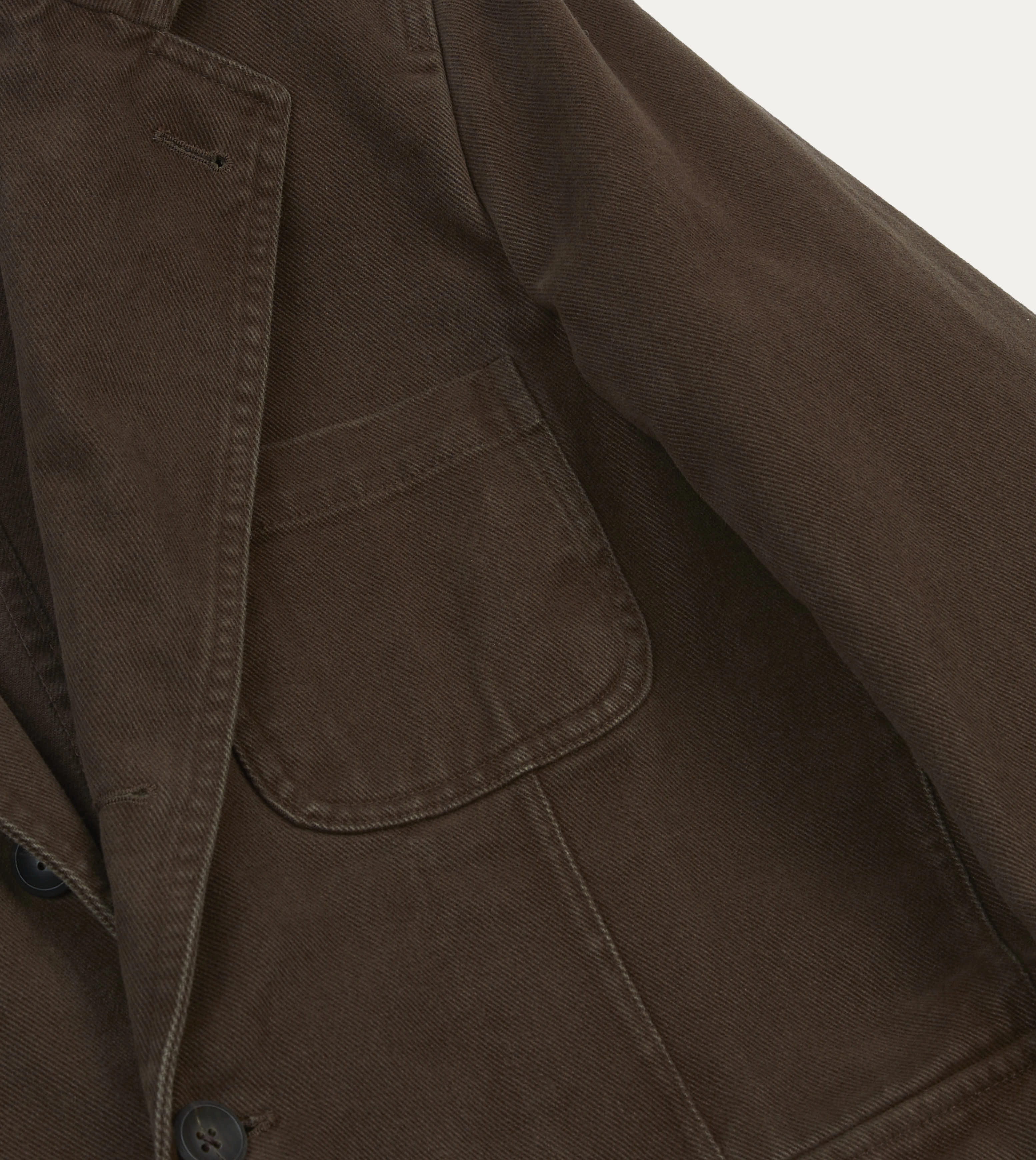 Cocoa Heavy Cotton Twill Games Blazer Mk. I Refined Appearance