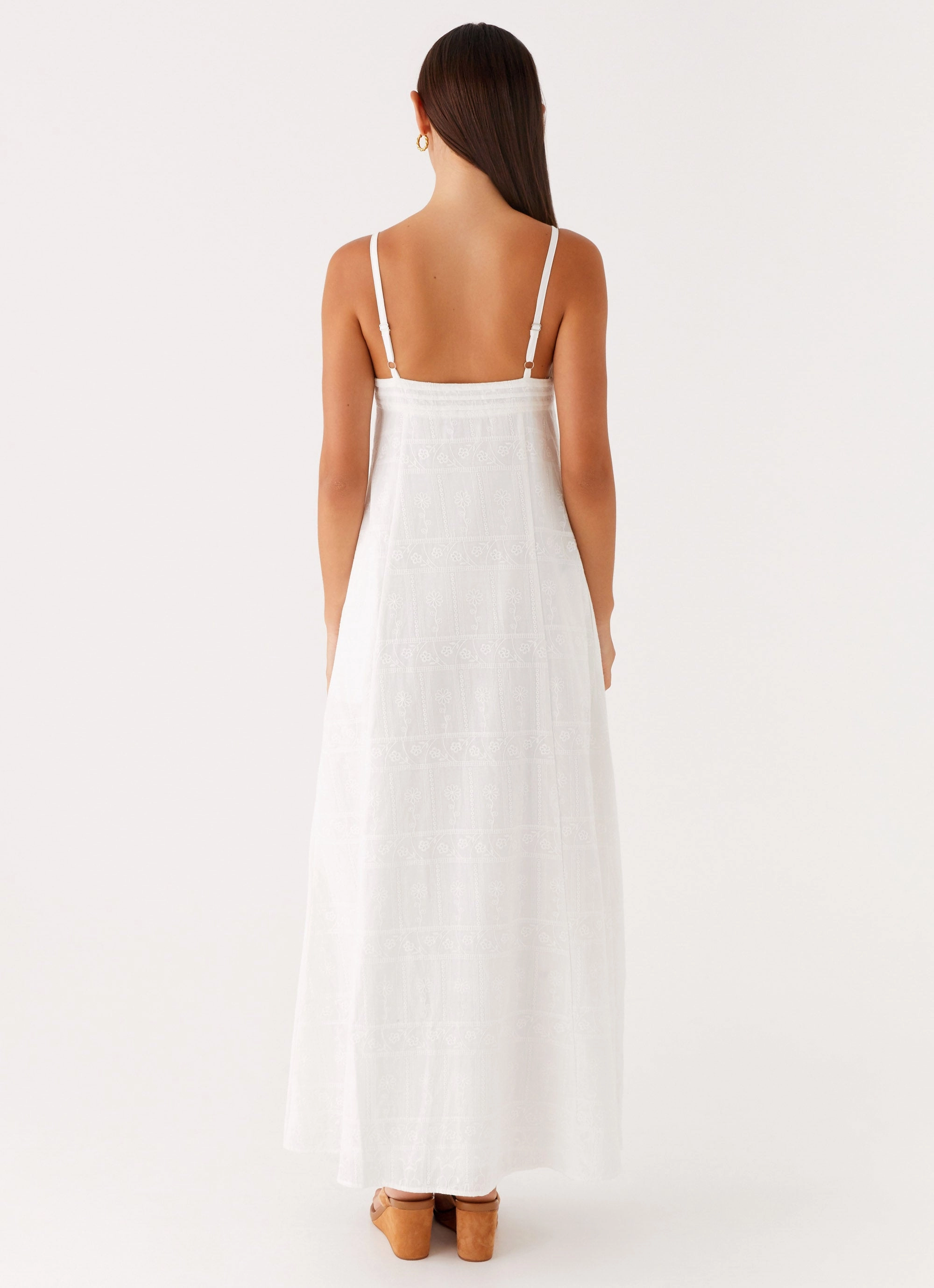 WaterRepellentCoating Kind Glow Cole Maxi Dress - White