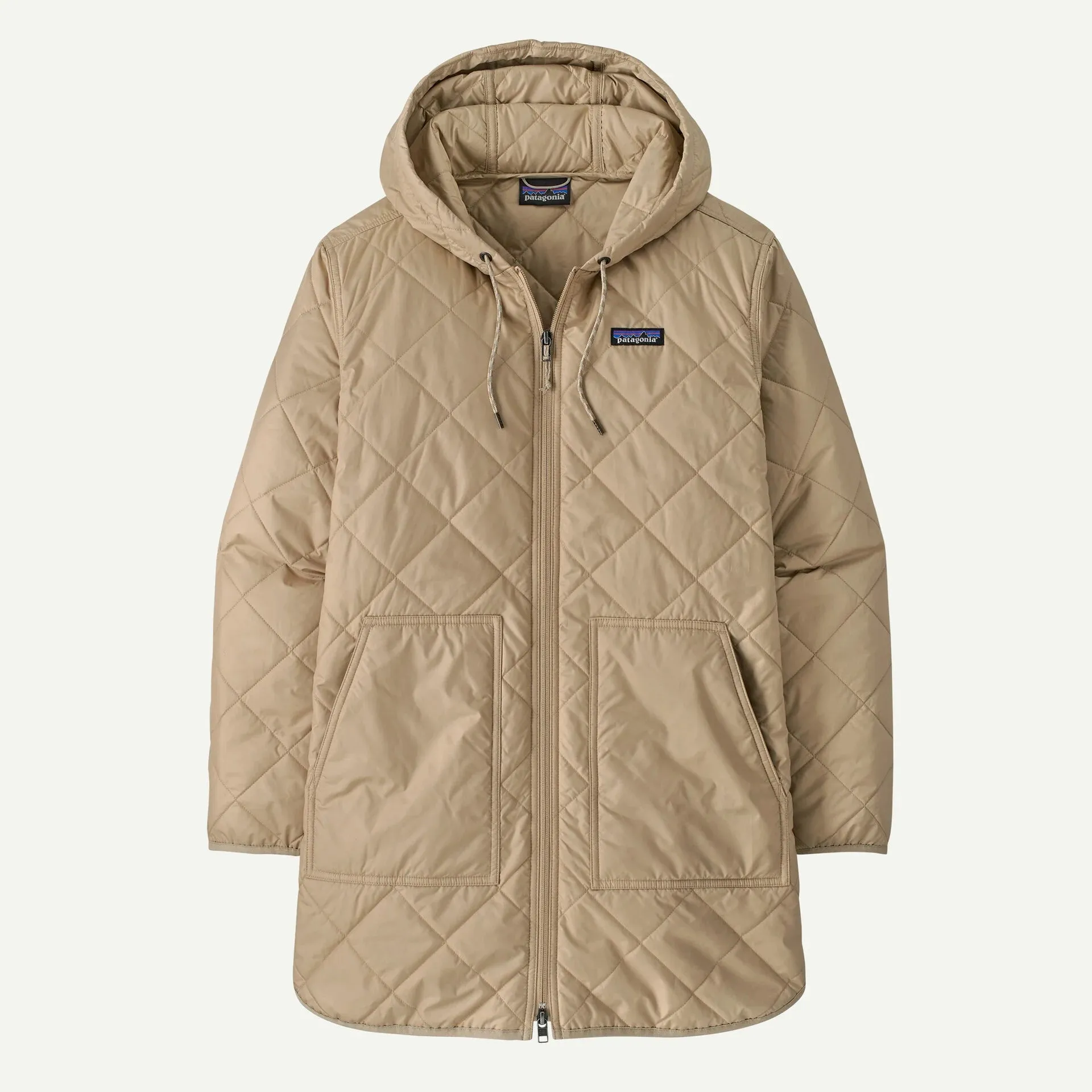 Checkered AntiPilling Surface Finish W's Diamond Quilted Parka