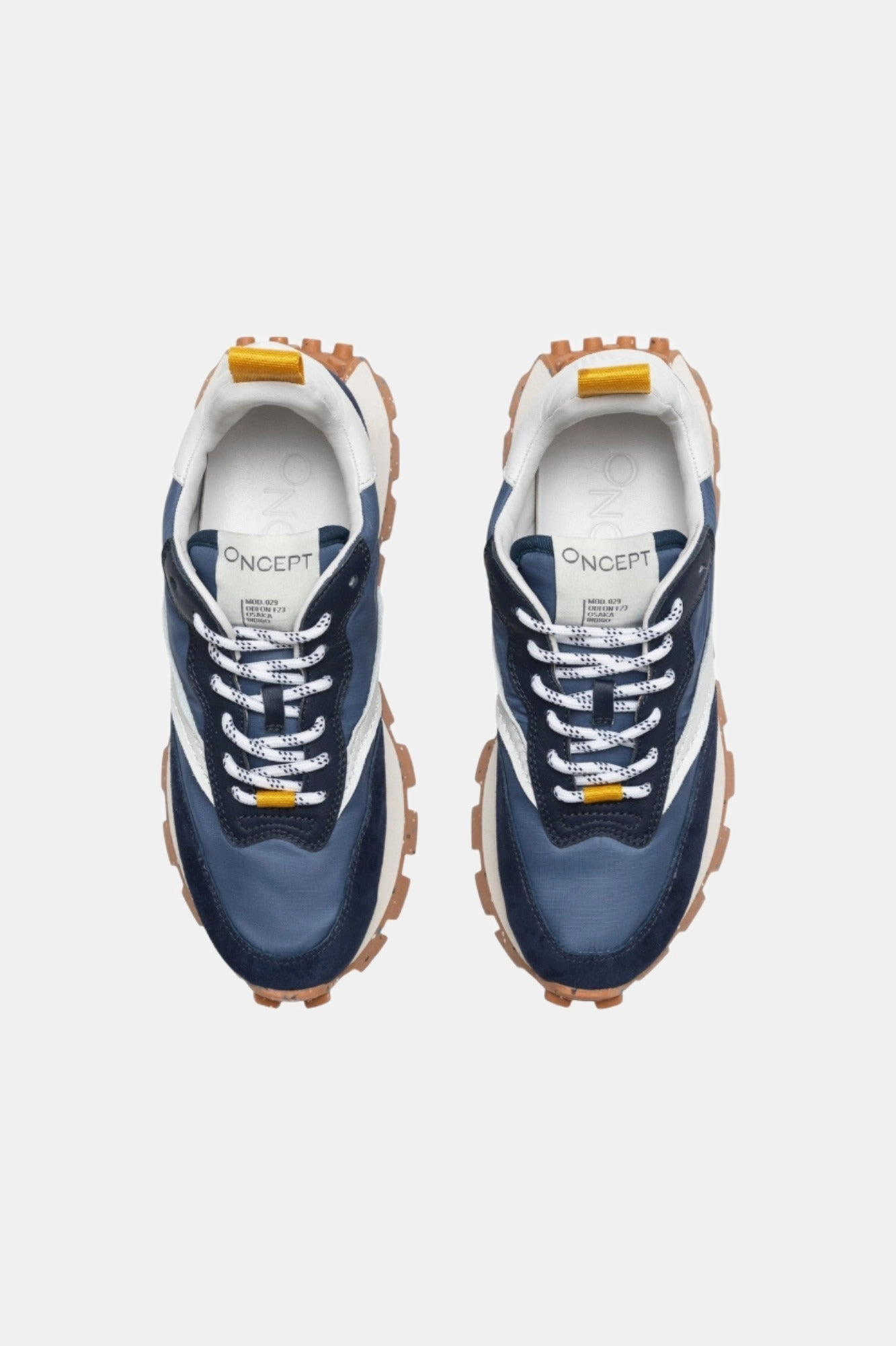 Oncept Osaka Mens Sneakers in Indigo Foot Style