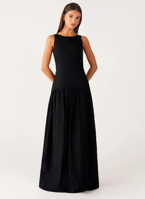 Morena Maxi Dress - Black Casual event dress