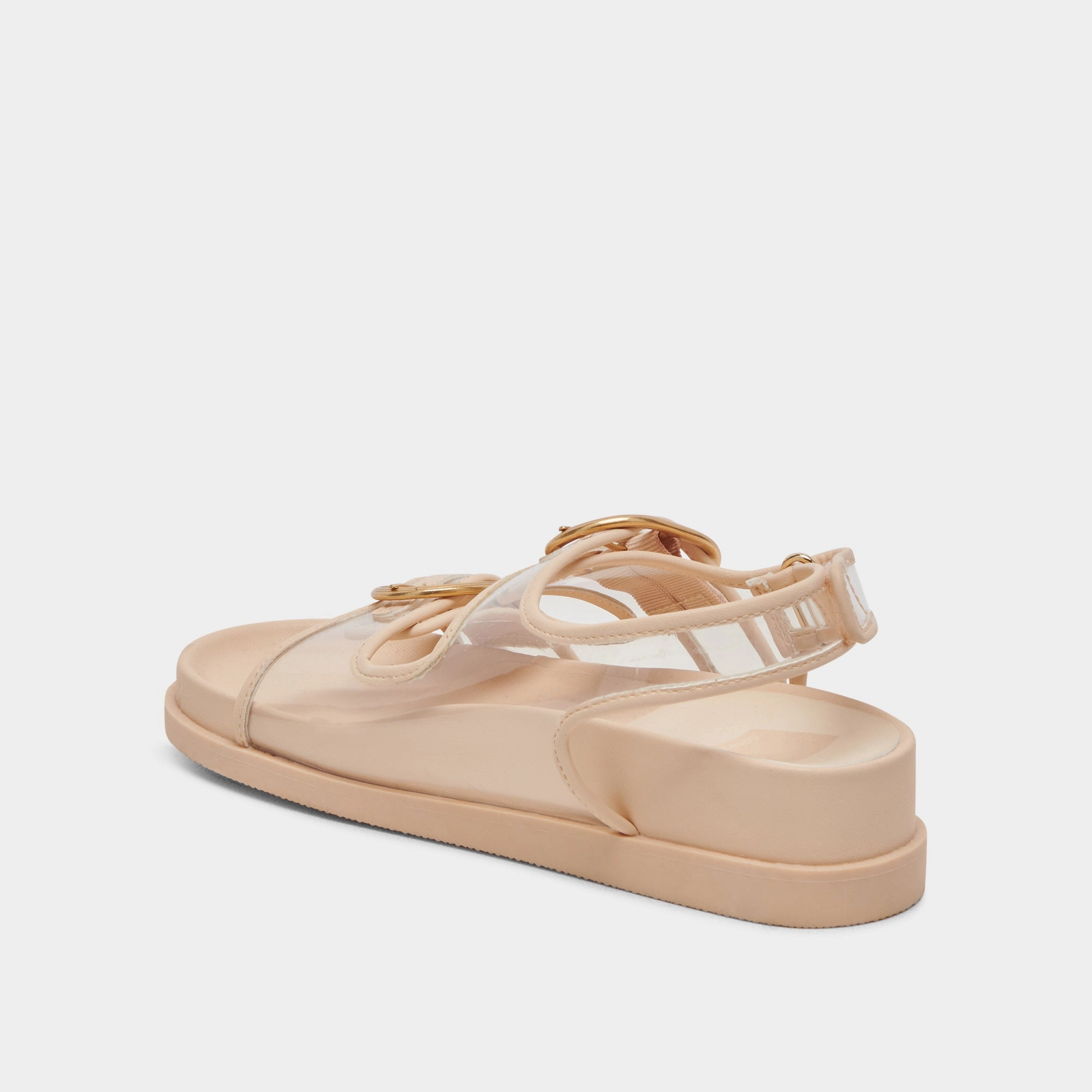 Anti   Tear Easygoing Step Dolce Vita Starla Sandals in Crystal Vinyl