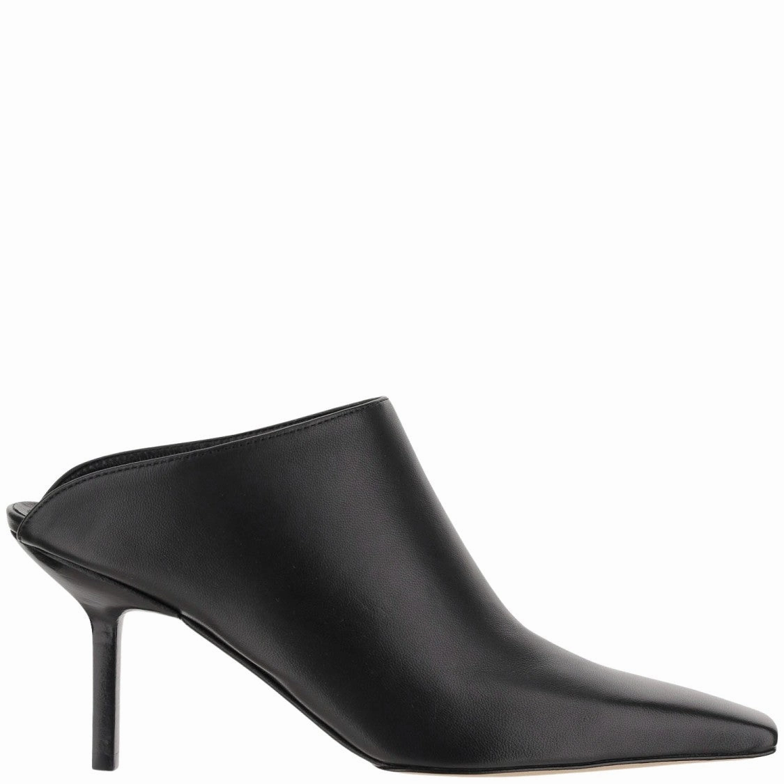 Square Toe Leather Mules All Day Wear