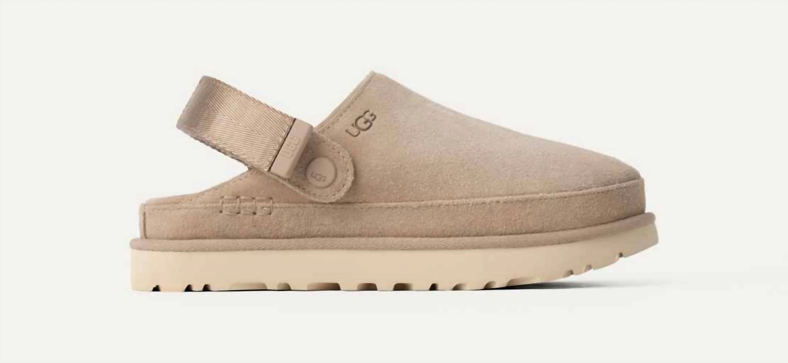 Women's Goldenstar Clog In Sand Comfortable Flexibility Water-Resistant Slides