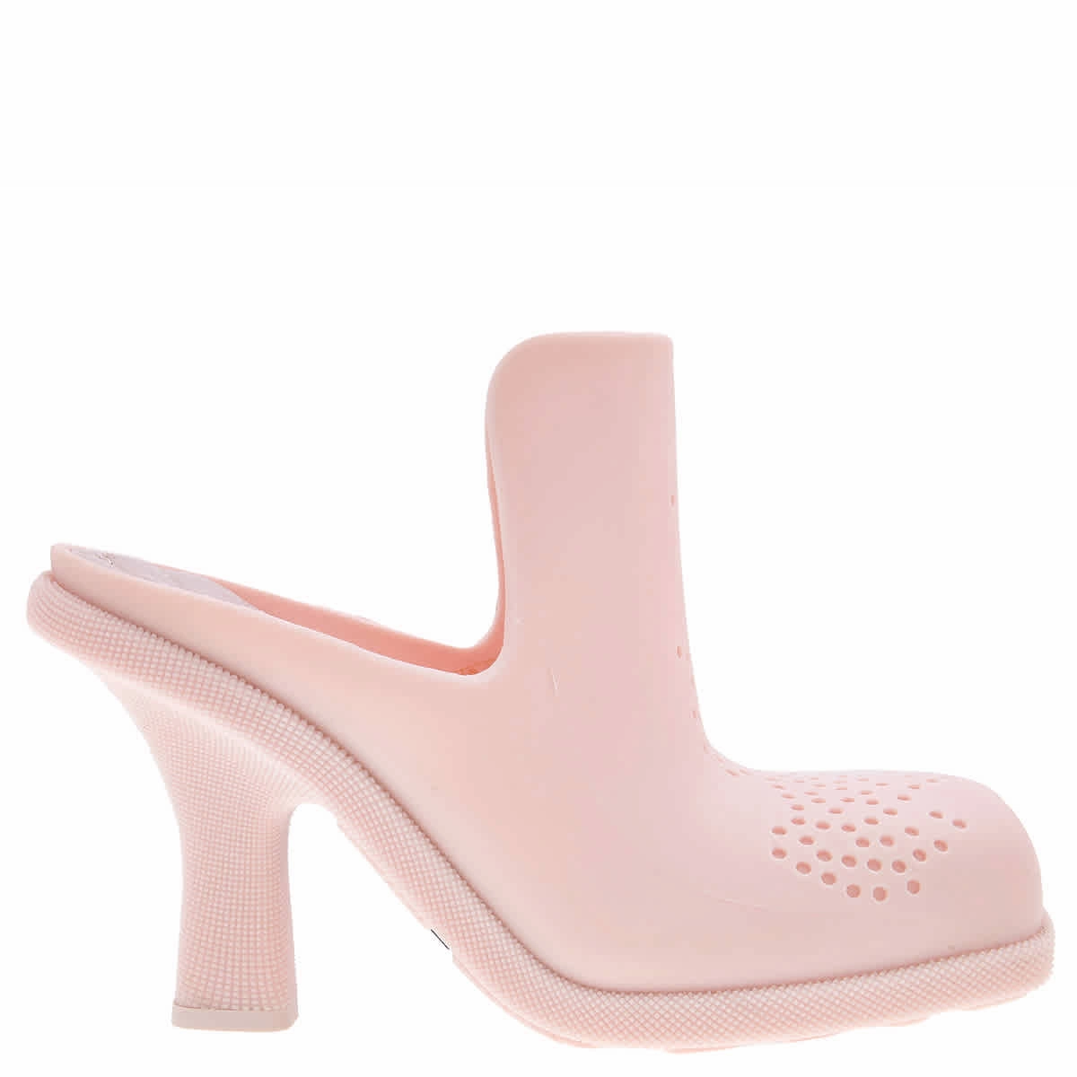 Burberry Equestrian Knight Highland Rubber Mules Closed Toe Design Comfortable Footwear