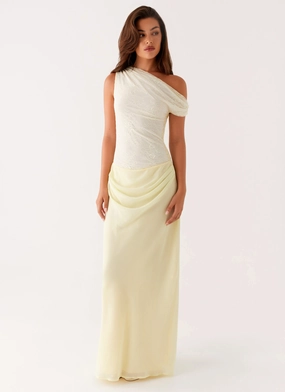Self Power Lili Maxi Dress - Yellow