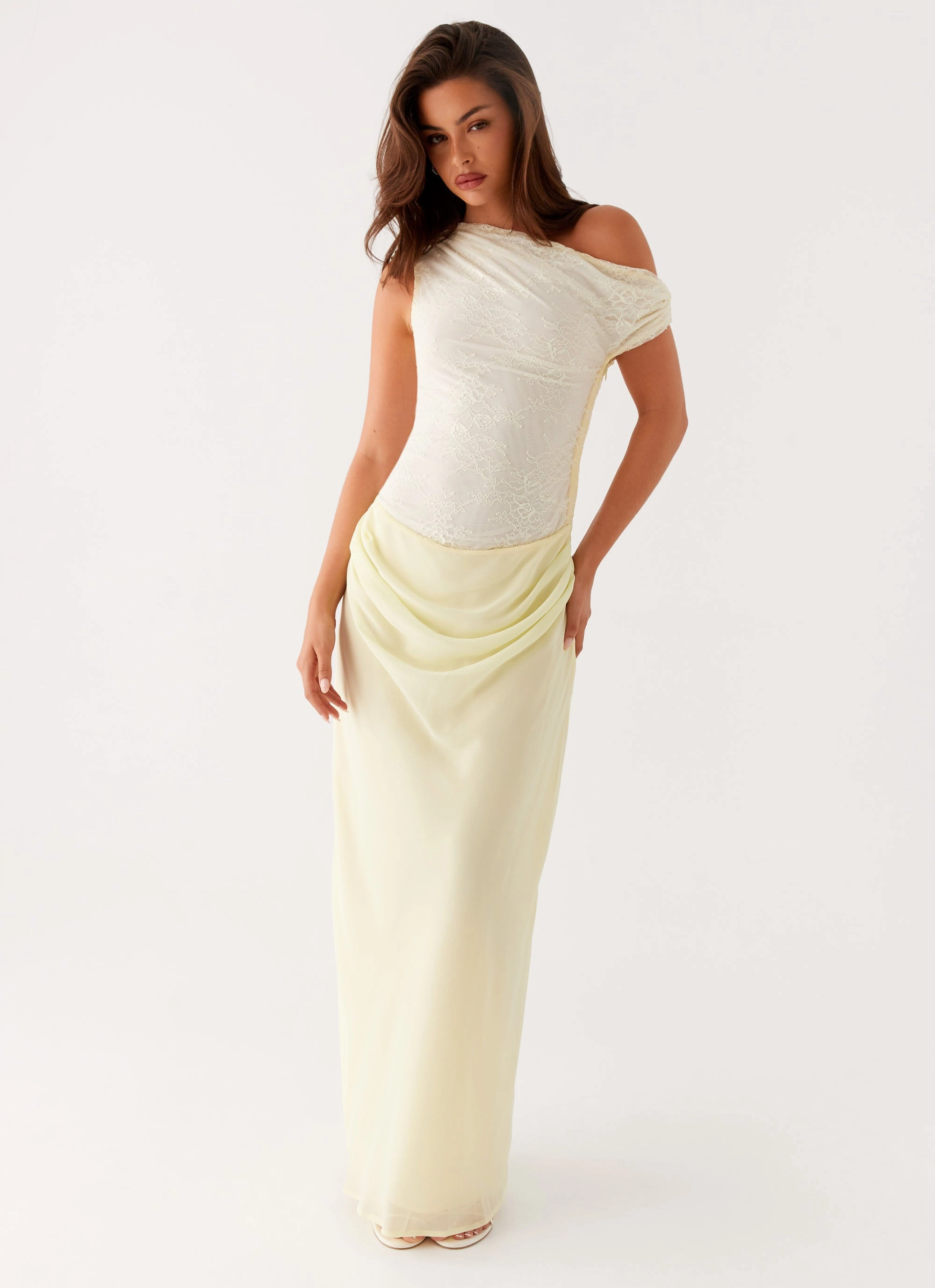 Lili Maxi Dress - Yellow Modest Light City Friendly