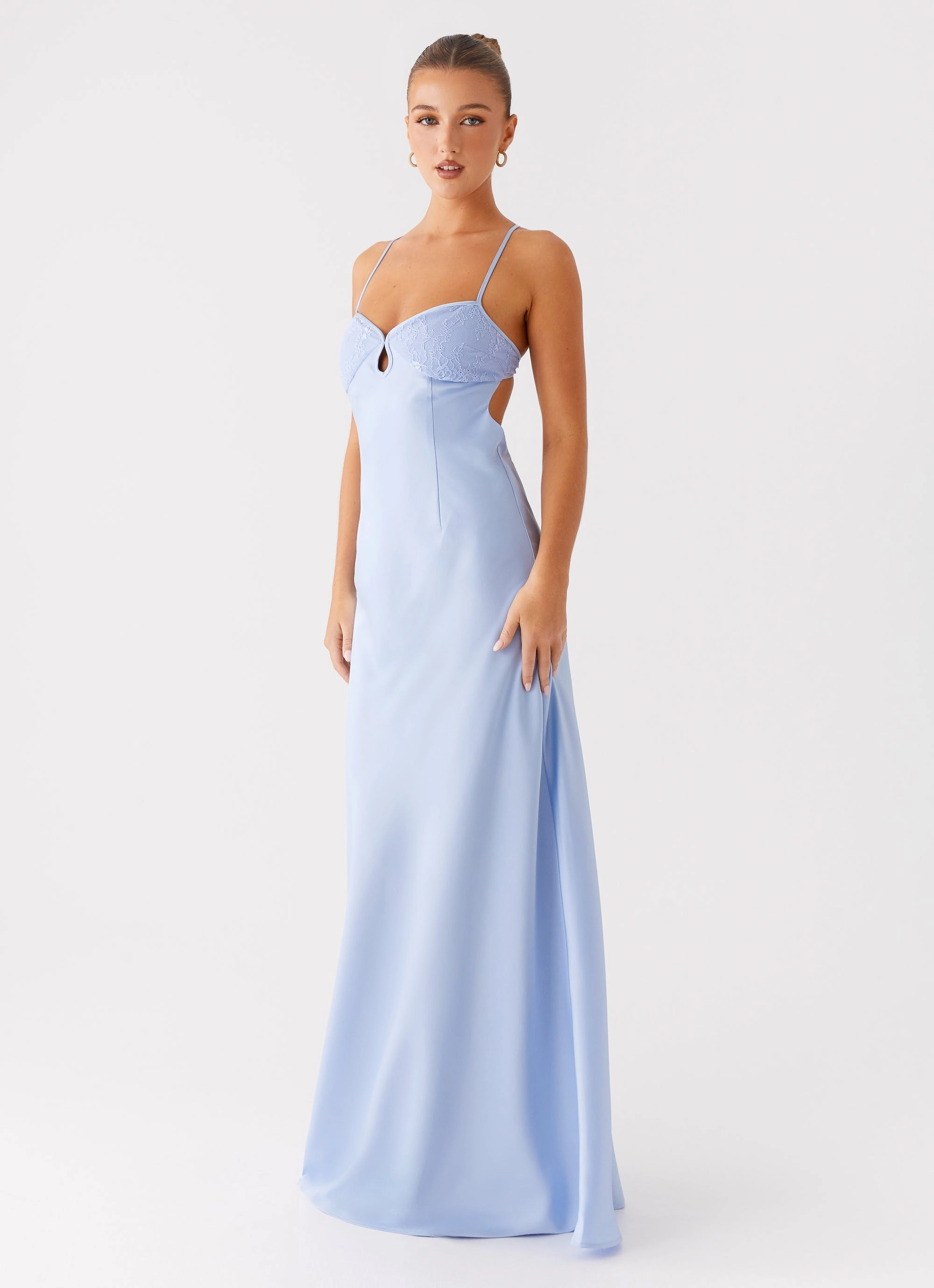 Understated Glam Joanie Maxi Dress - Blue