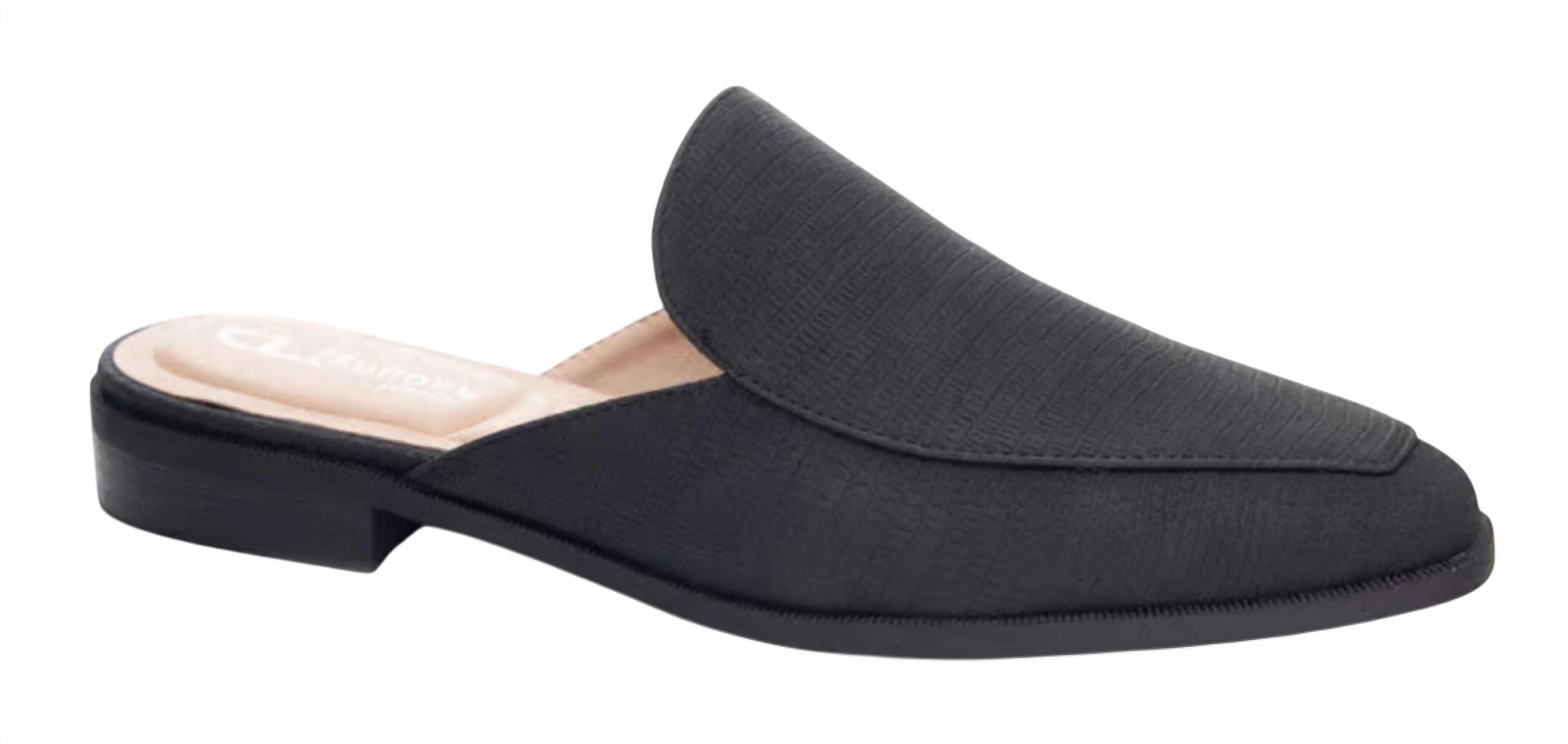 Women's Softest Liz Nubuck Mules In Black Breathability Enhancement