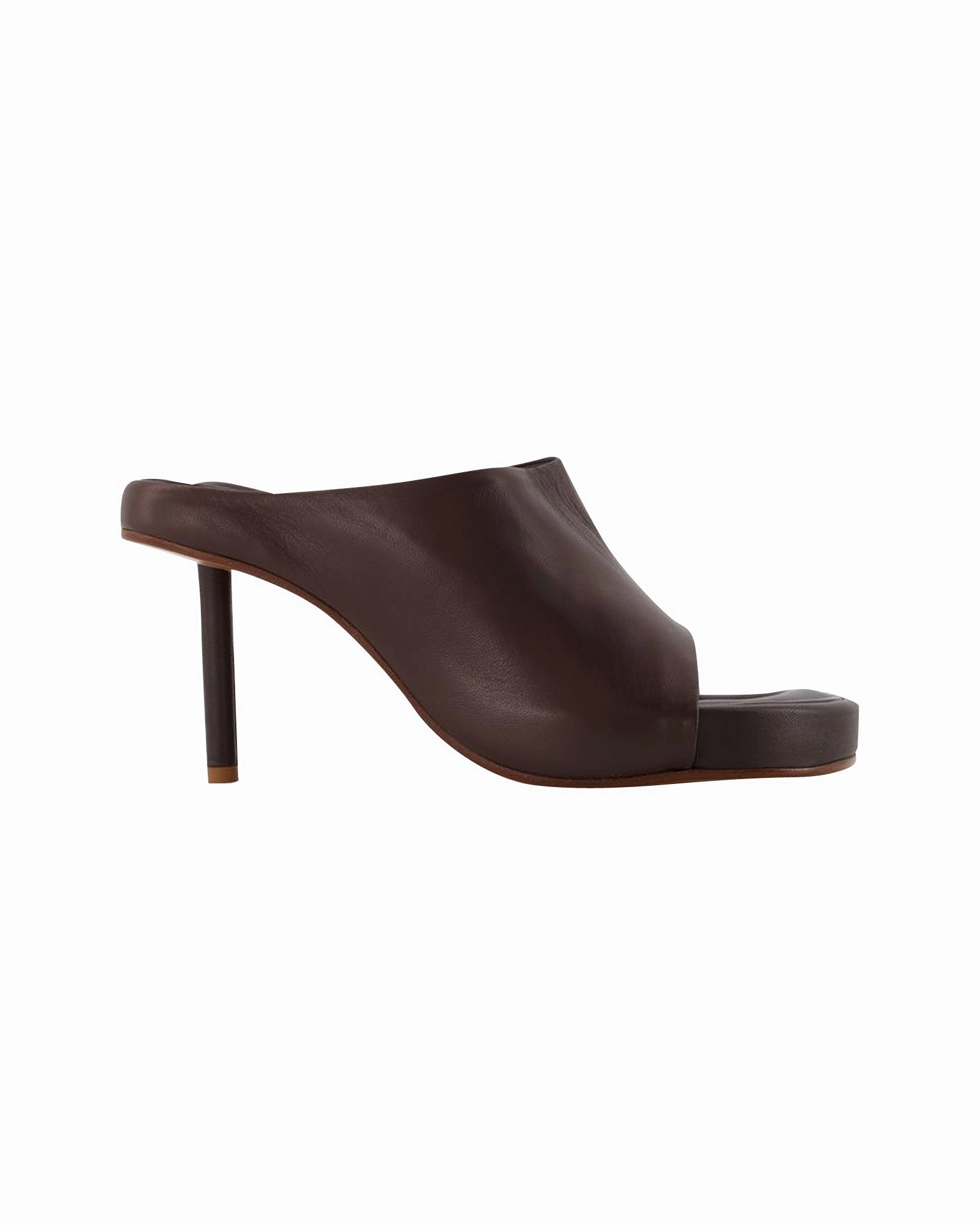 Stability Toe Protection Nuvola Mules in Brown Leather