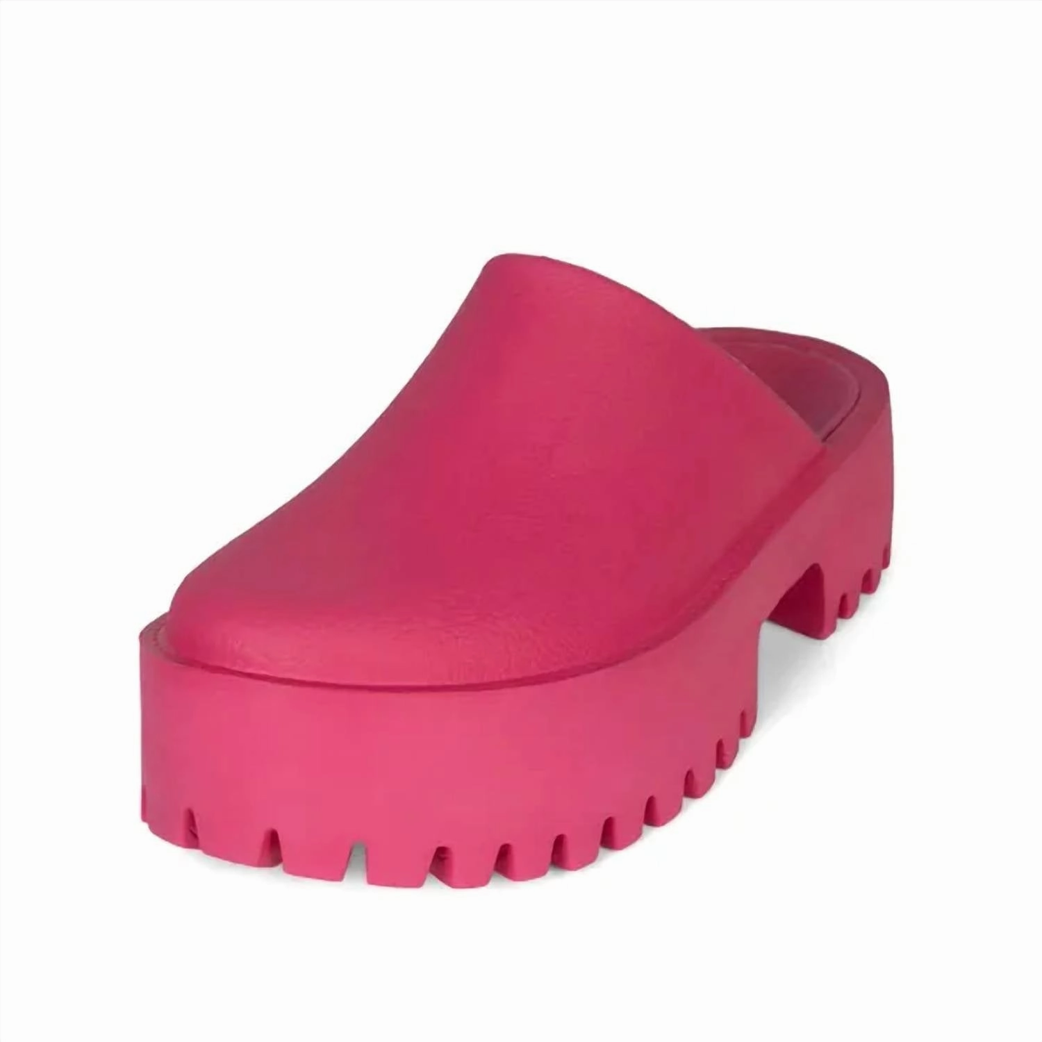 Women's Clogge Shoes In Fuchsia Shock Absorbing