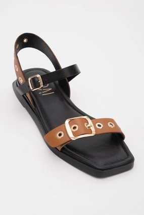 Soft Sole Comfy Glide Mozes Leather Sandal