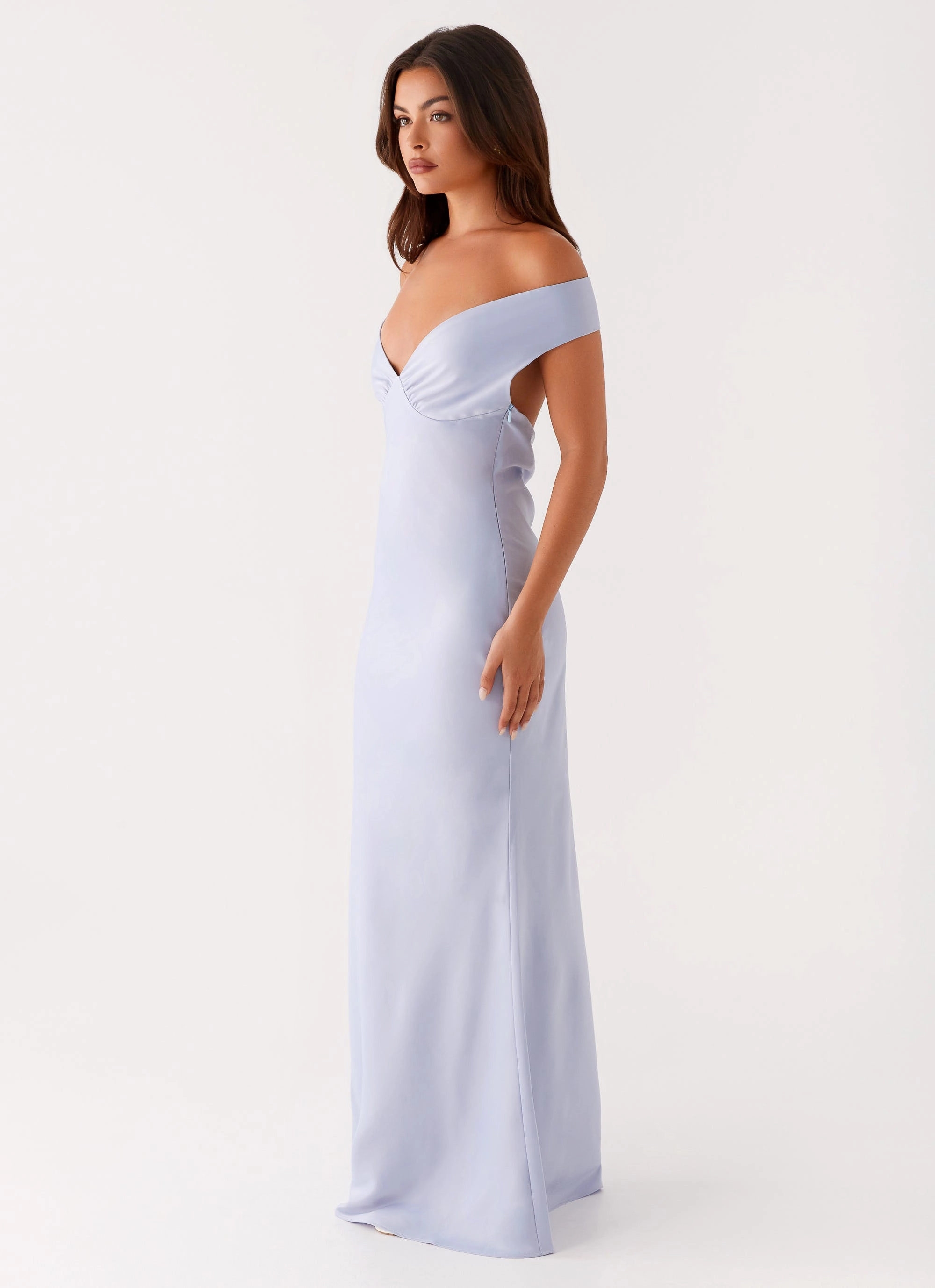 EasyCareMaterial Jenner Maxi Dress - Blue